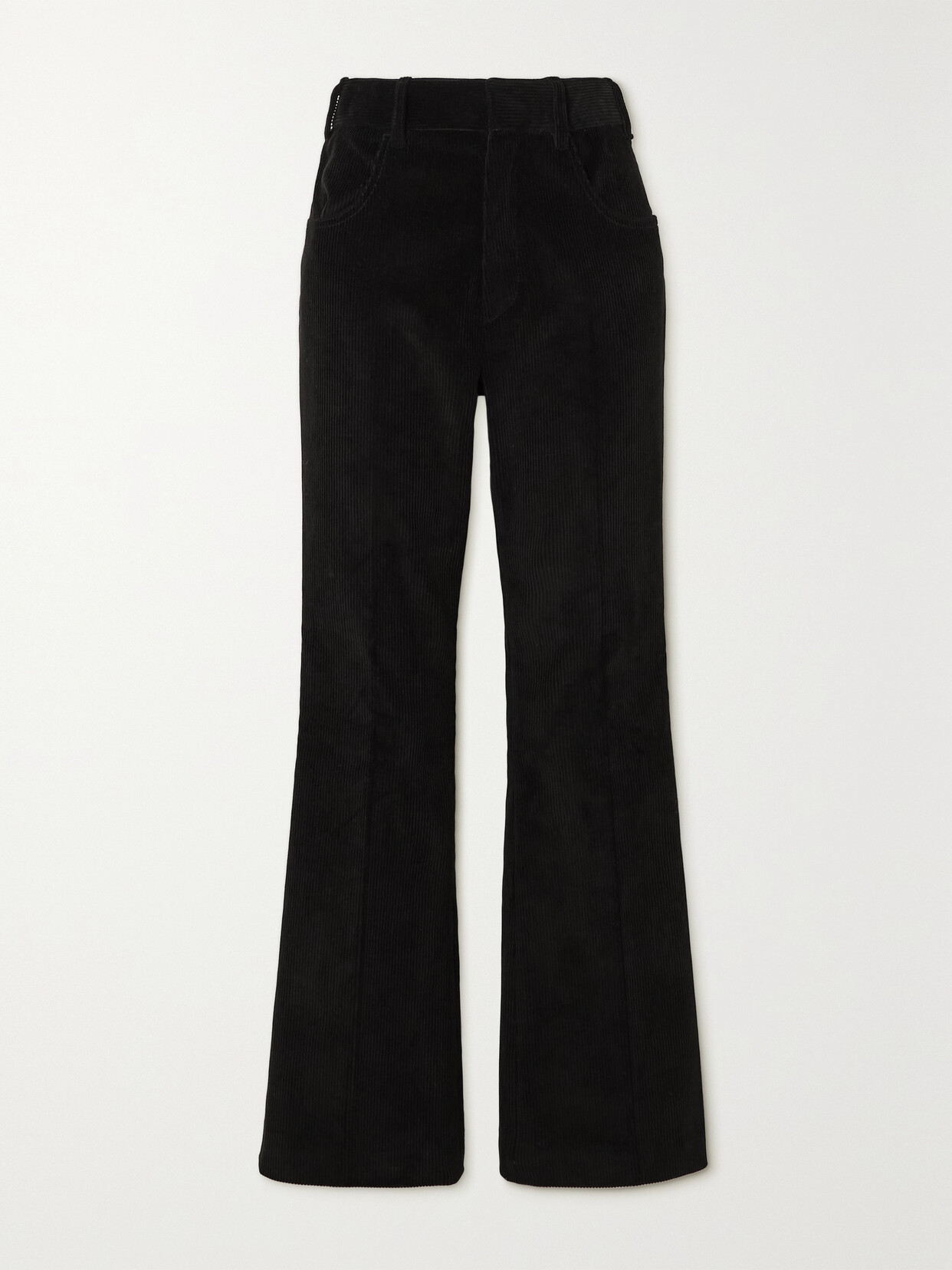 Petar Petrov - Cropped Cotton-corduroy Skinny Pants - Black