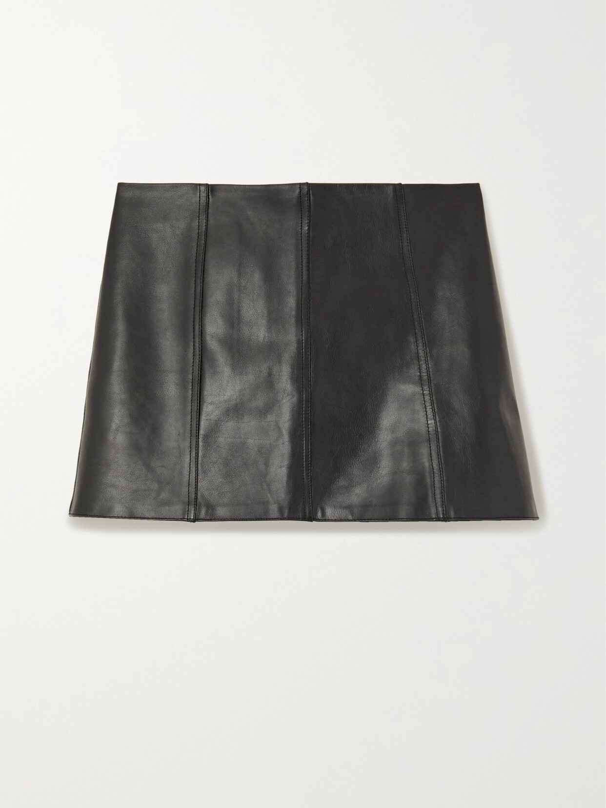 Petar Petrov Kick-ass Leather Mini Skirt - Black