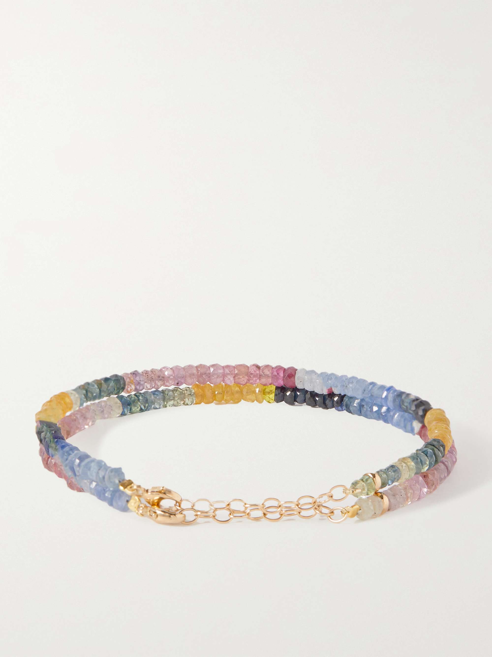 JIA JIA Set di due bracciali in oro con zaffiri