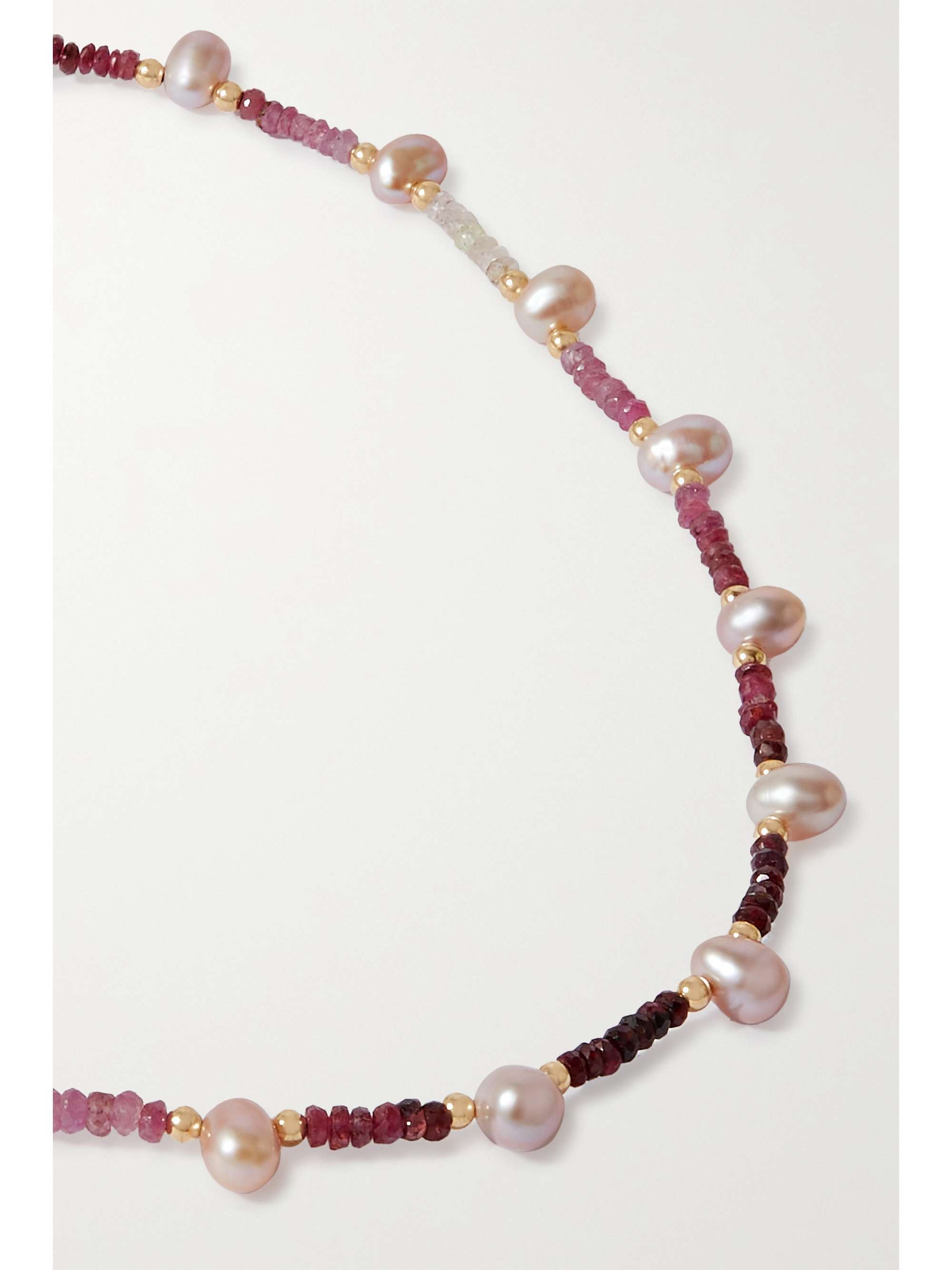 JIA JIA Gold, ruby and pearl necklace