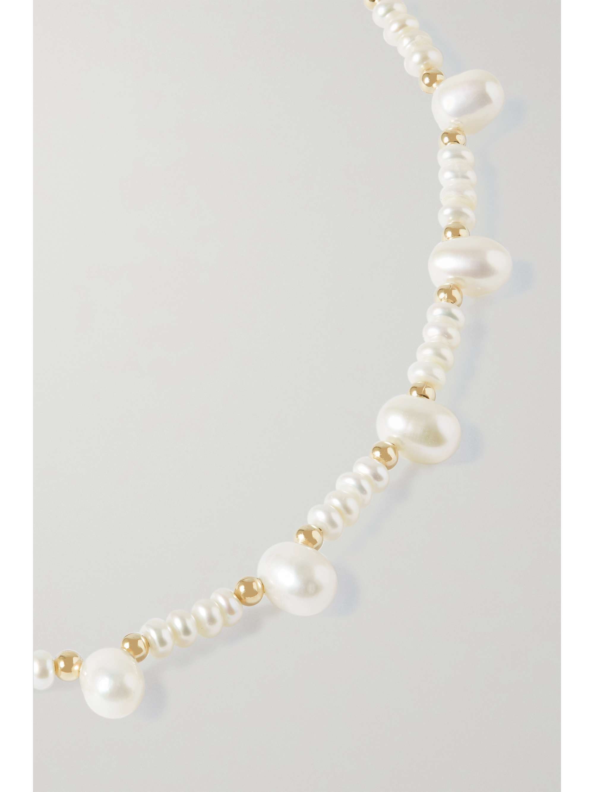 JIA JIA Gold pearl necklace
