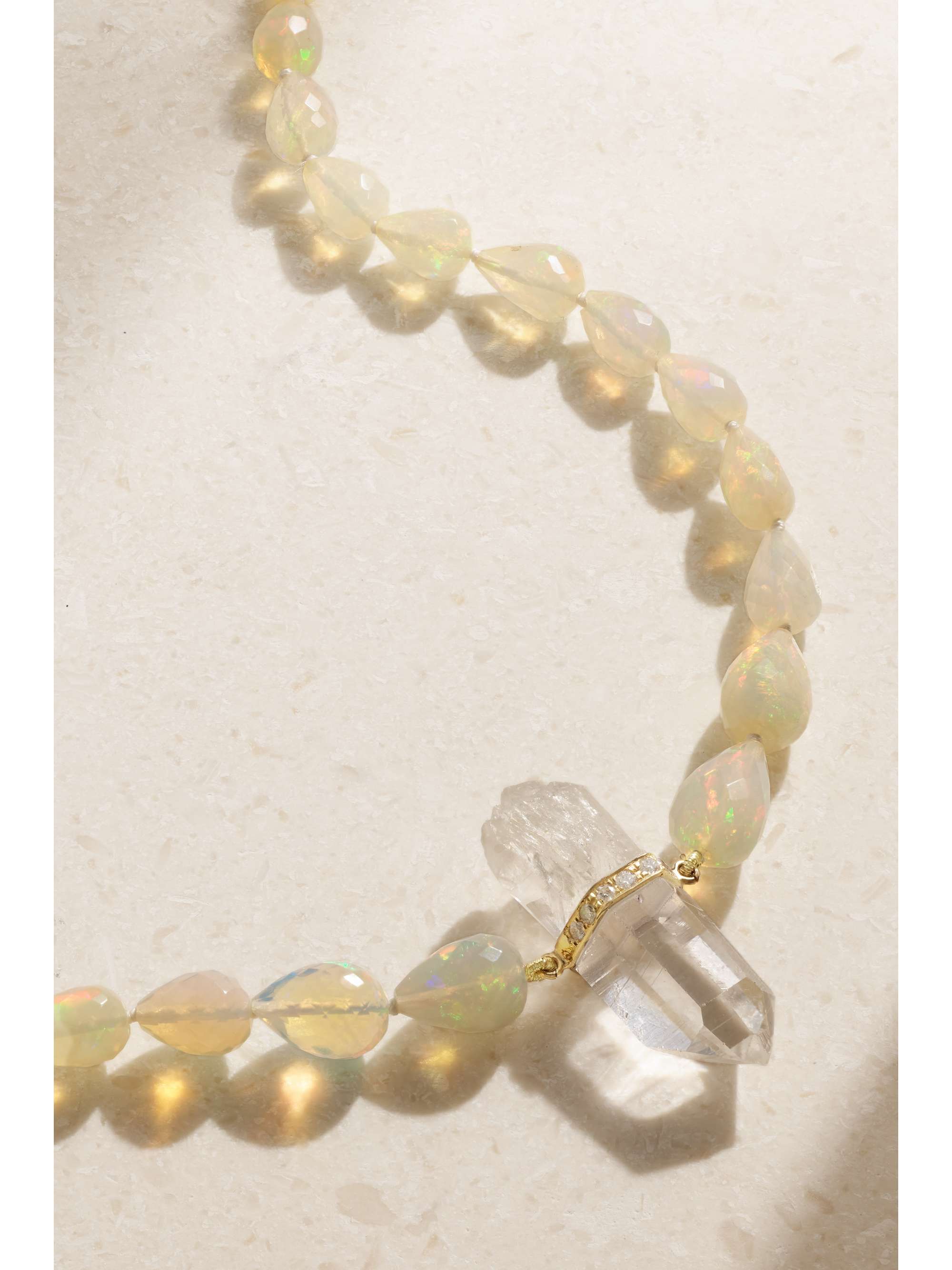JIA JIA Gold multi-stone necklace