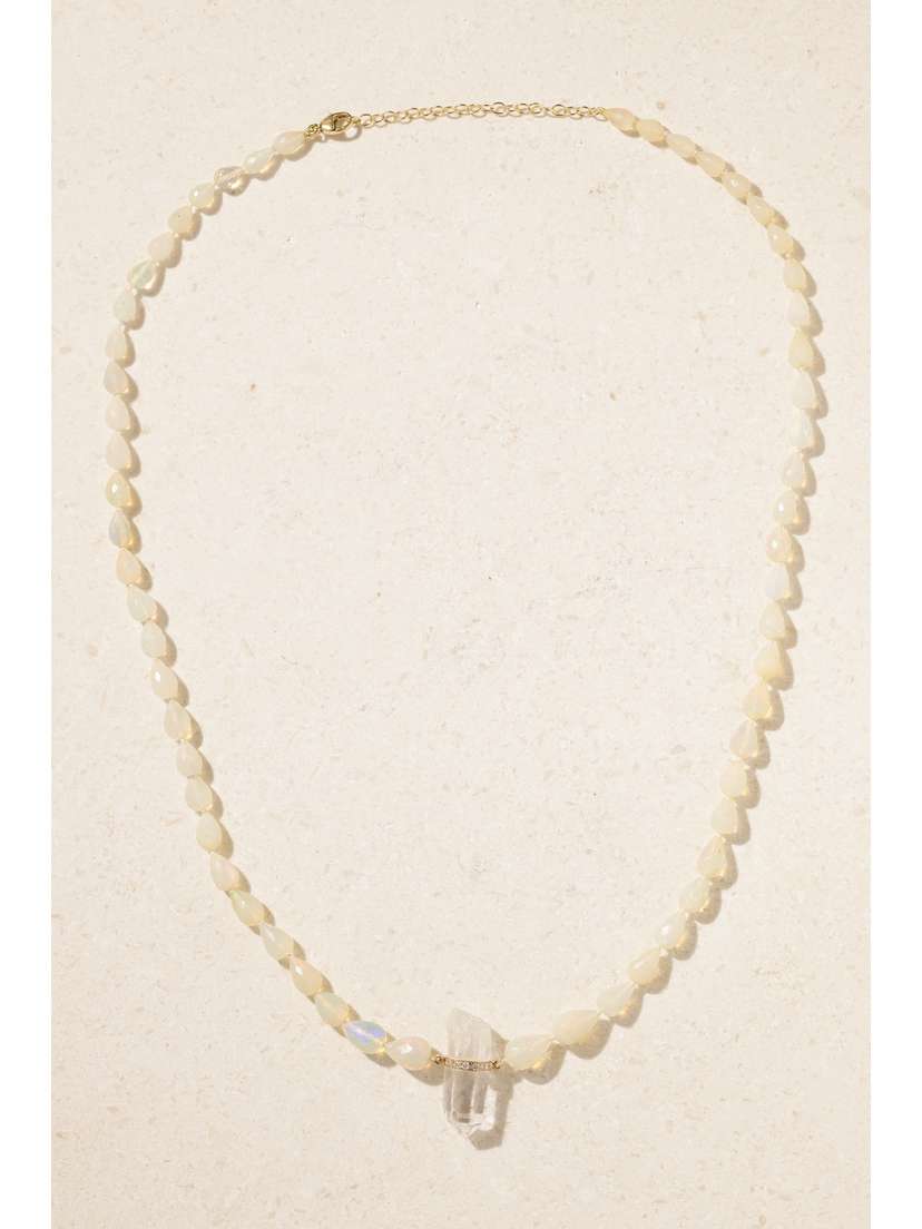 JIA JIA + Net Sustain Gold Multi-stone Necklace