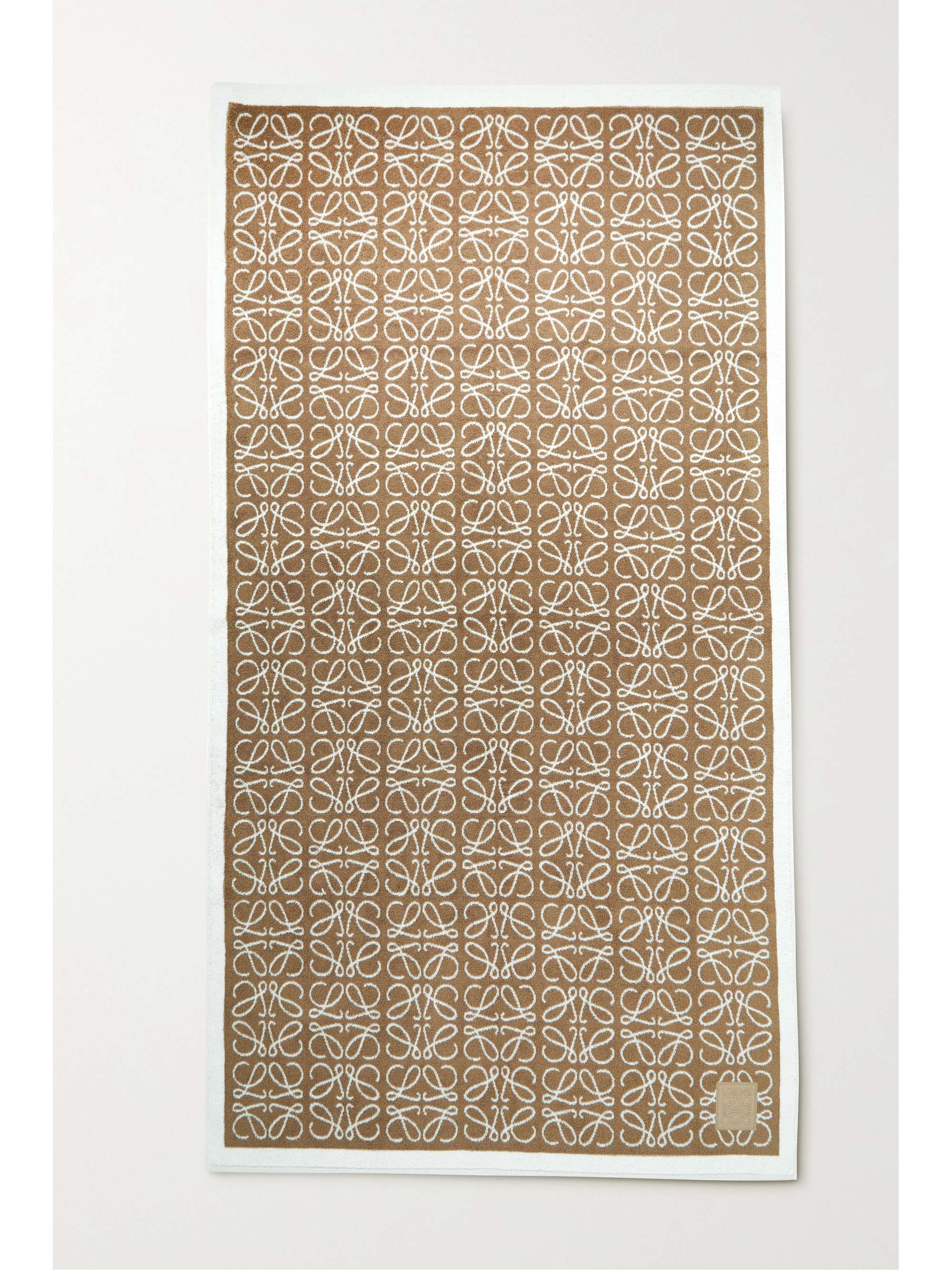LOEWE Anagram cotton-terry jacquard towel