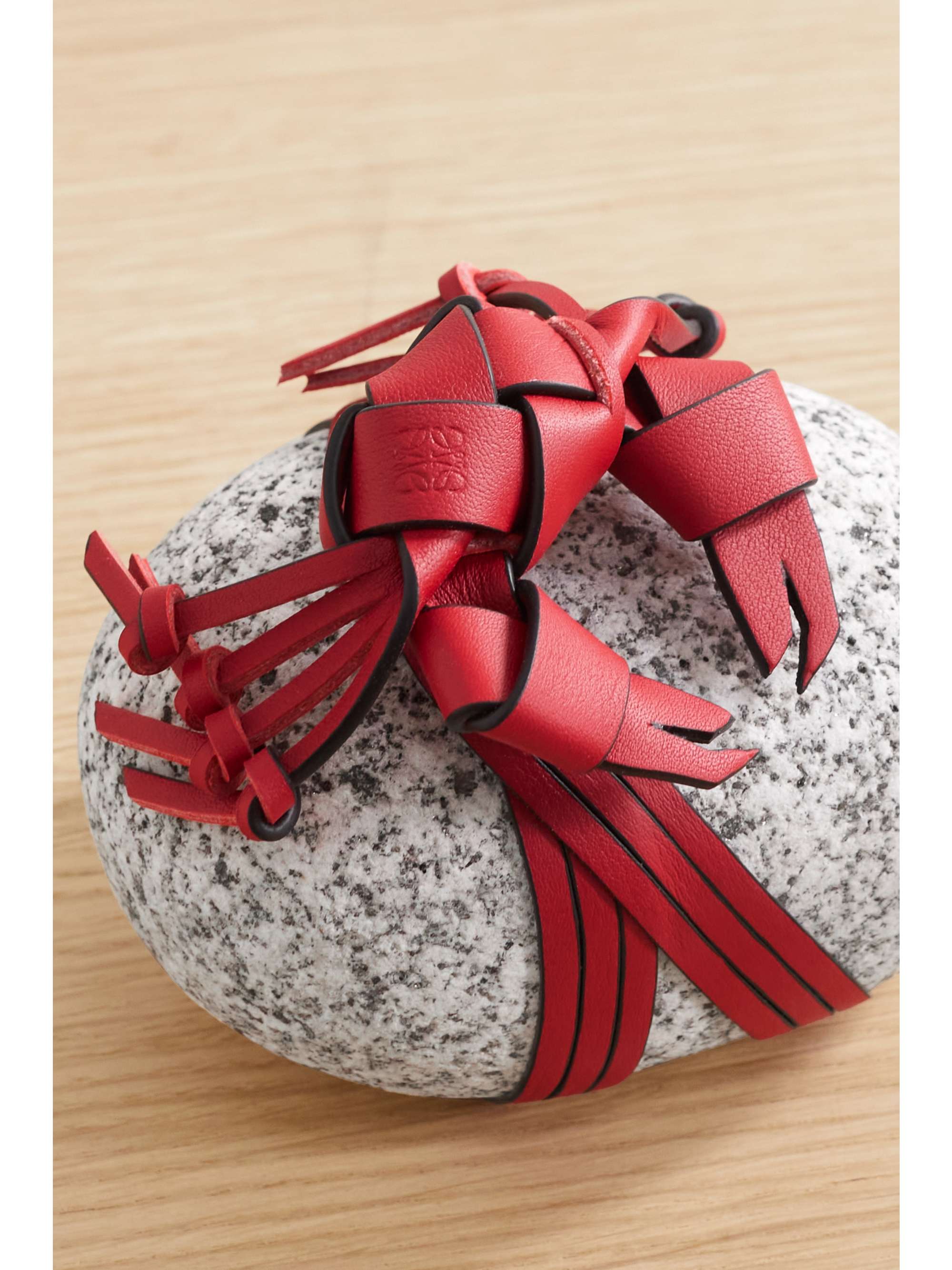 LOEWE + Paula's Ibiza leather-trimmed stone paperweight