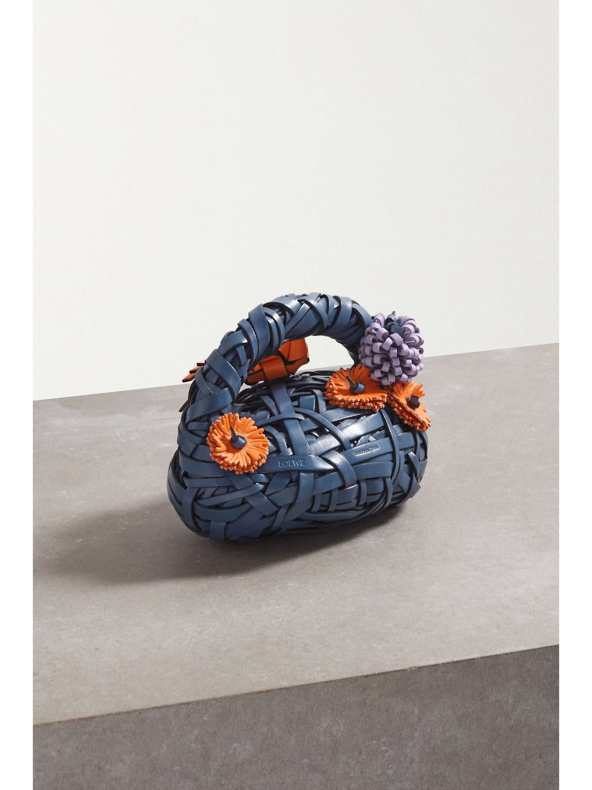 LOEWE + Paula's Ibiza woven leather doorstopper