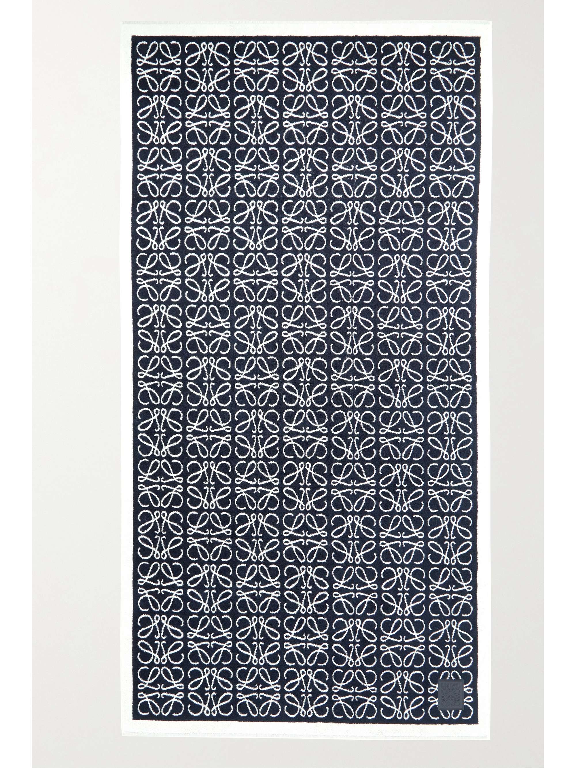 LOEWE Anagram cotton-terry jacquard towel