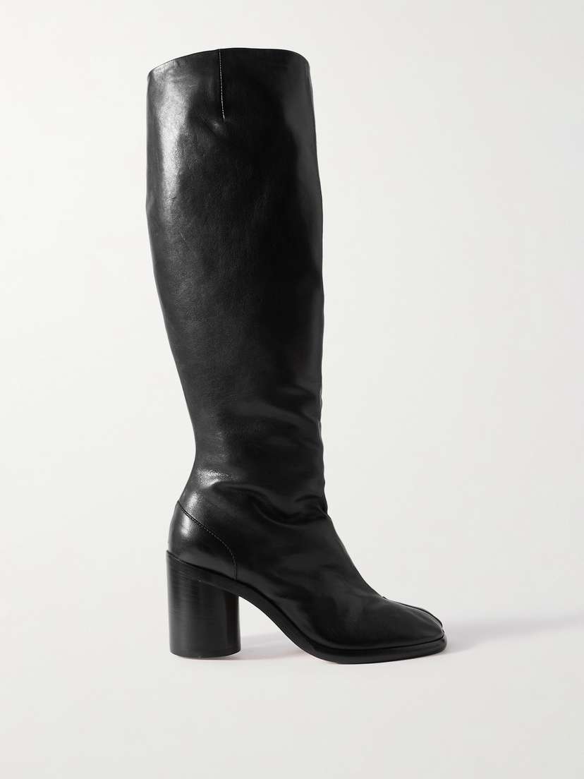 Maison Margiela Tabi Leather Knee Boots