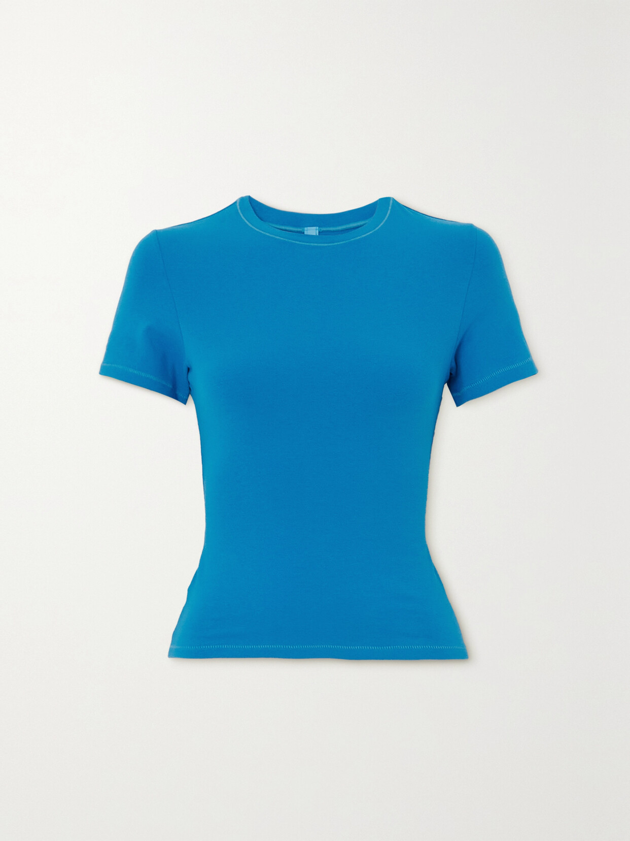 Skims Stretch Cotton T-shirt In Unknown