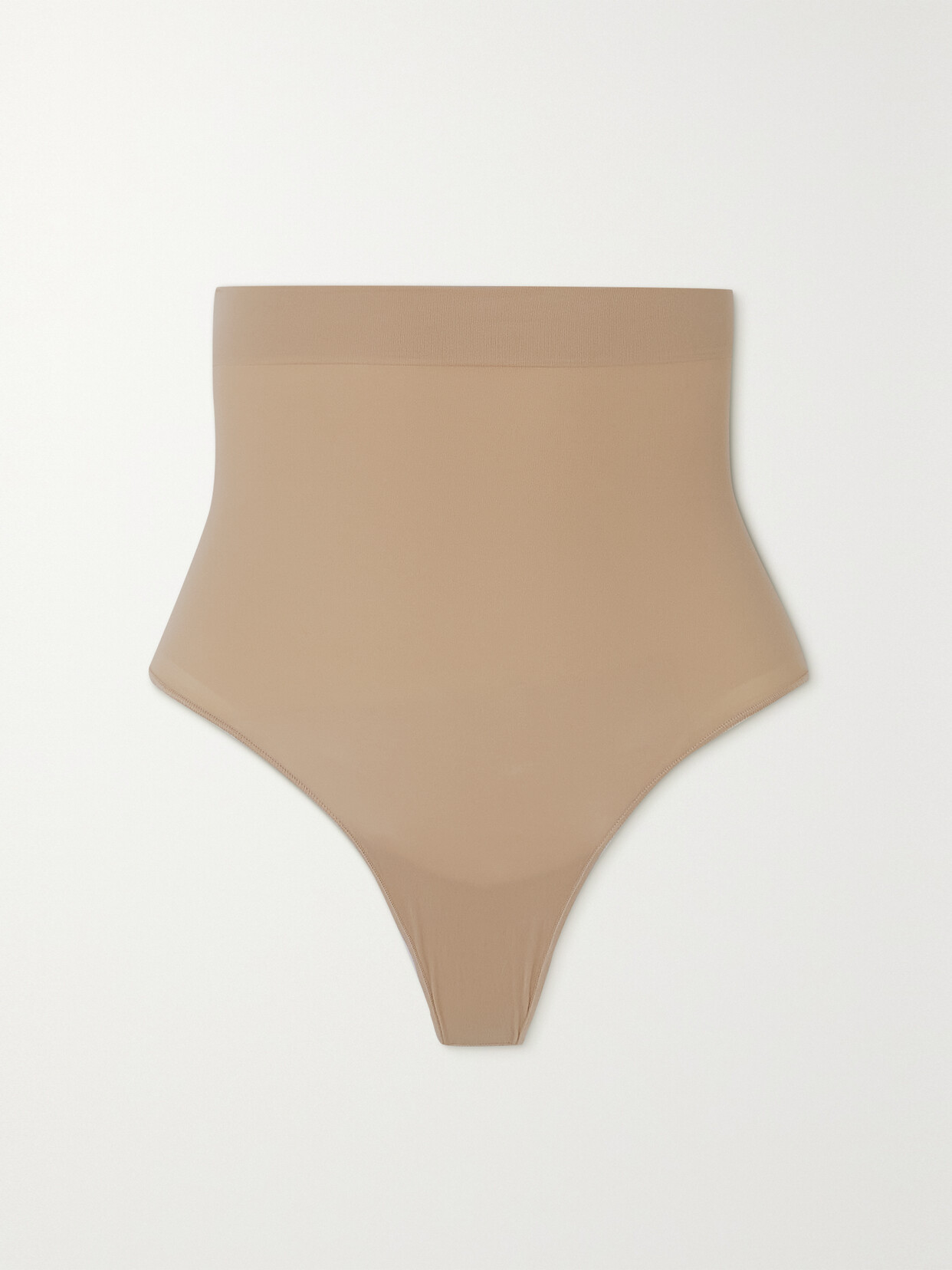 Skims Everyday Sculpt High Waist Thong In Neutrals