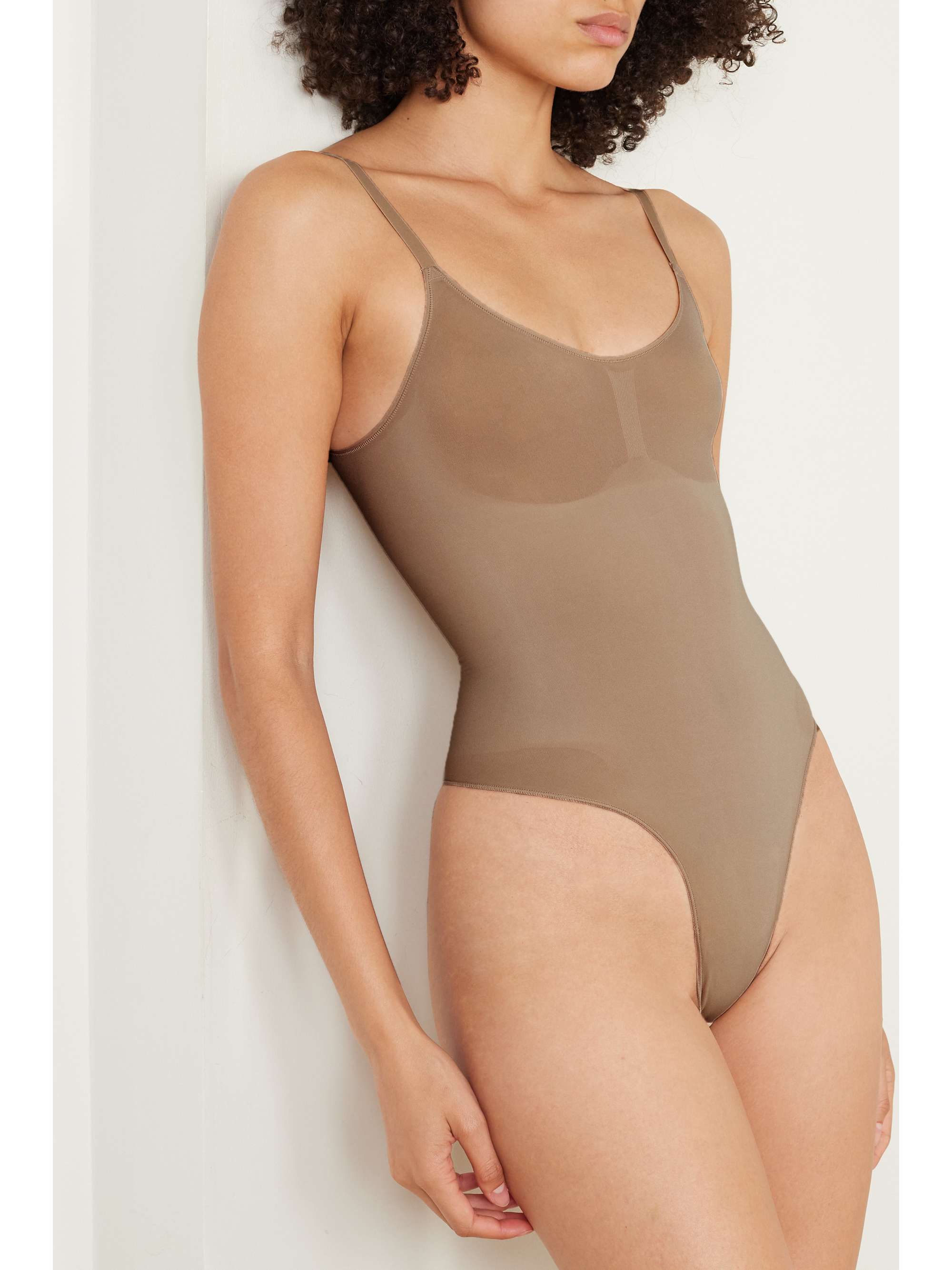 SKIMS Everyday Sculpt Bodysuit Clay NETAPORTER