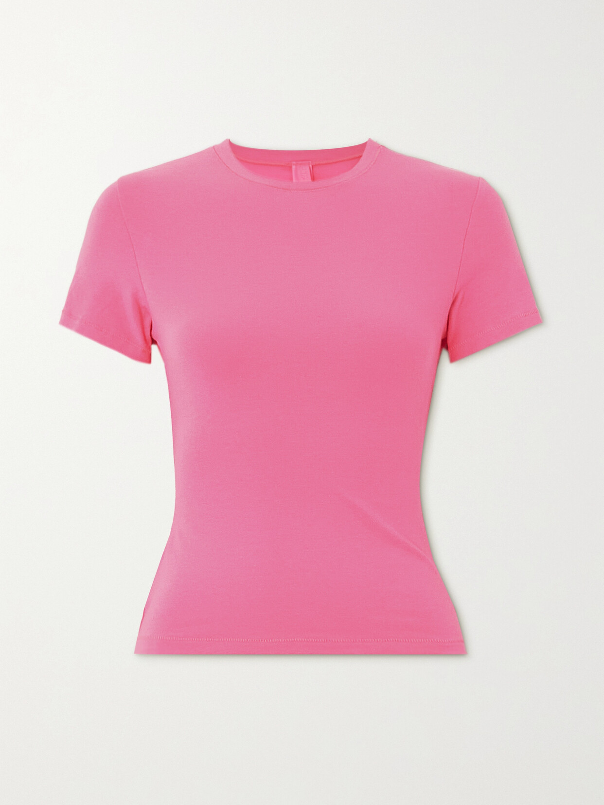 Skims Stretch Cotton T-shirt In Unknown