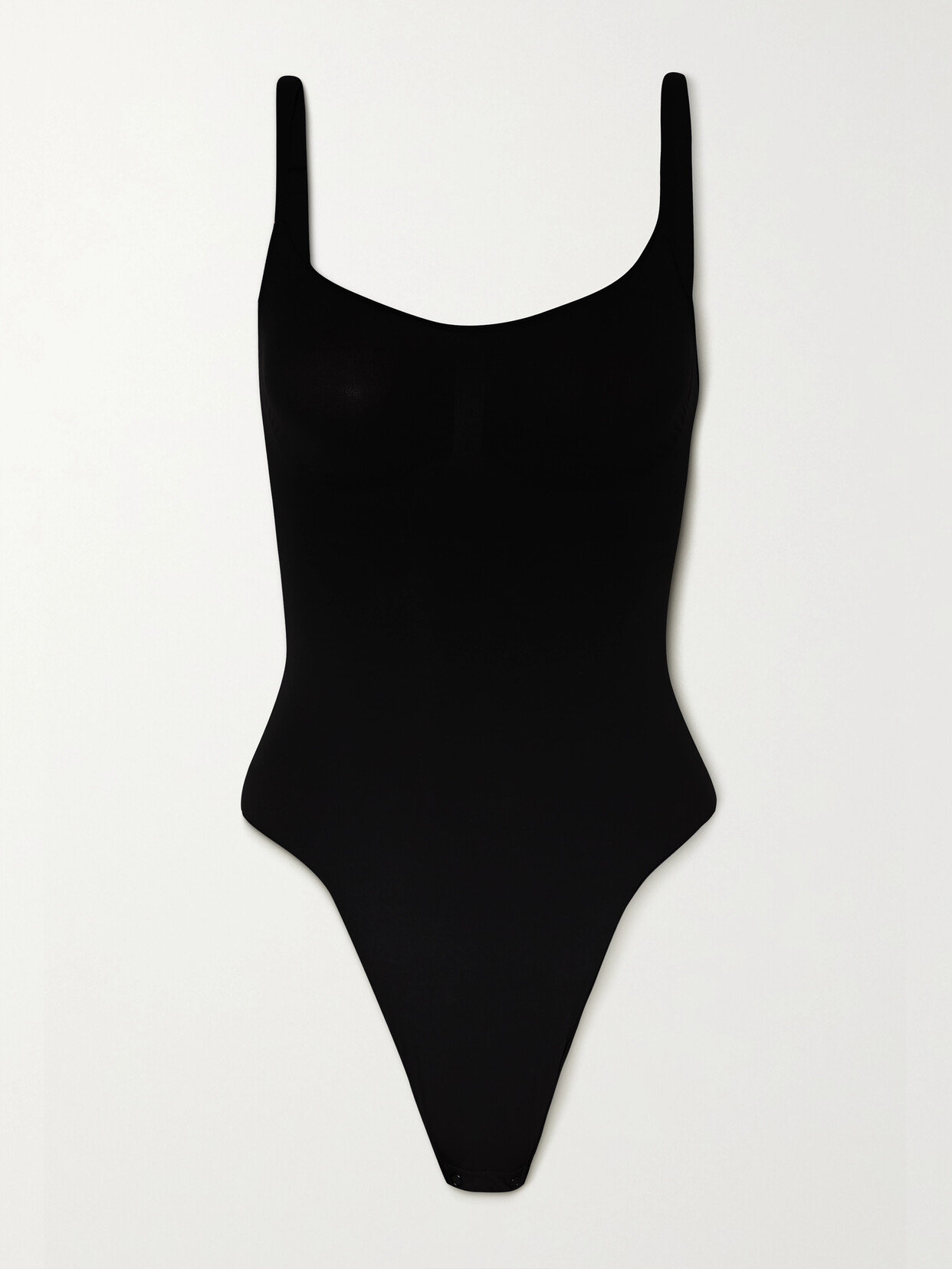 Skims Fits Everybody Cami Bodysuit In Onyx In Unknown