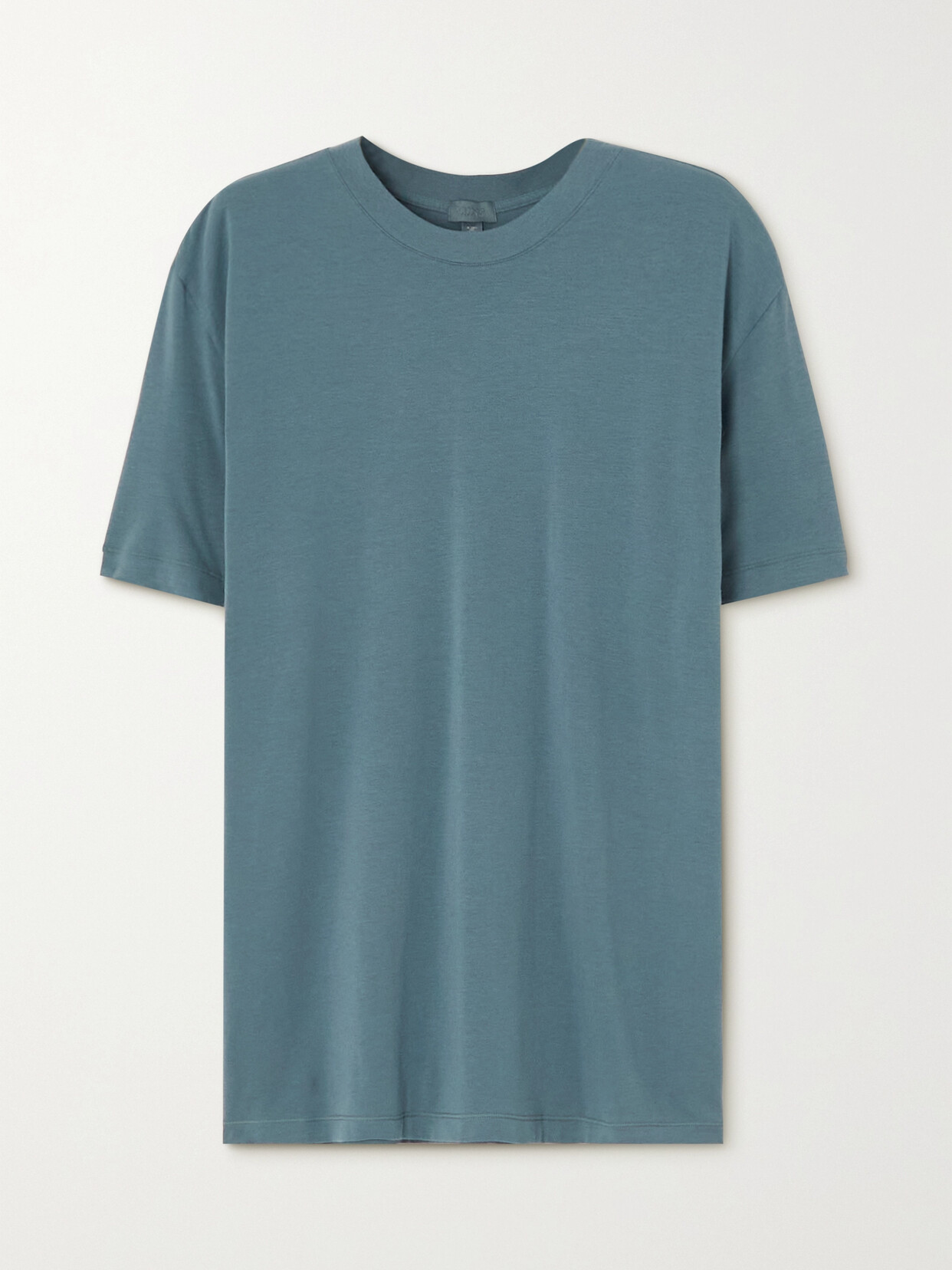 Skims - Boyfriend Stretch-modal And Cotton-blend Jersey T-shirt - Kyanite