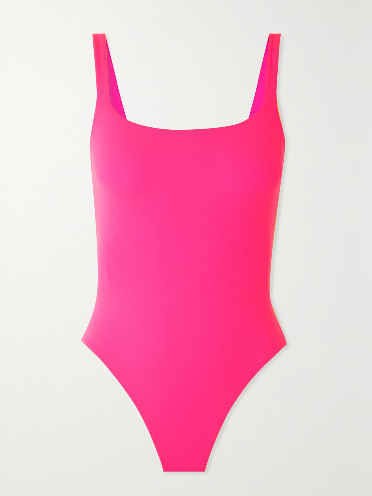 Skims - Fits Everybody Square Neck Bodysuit - Neon Pink