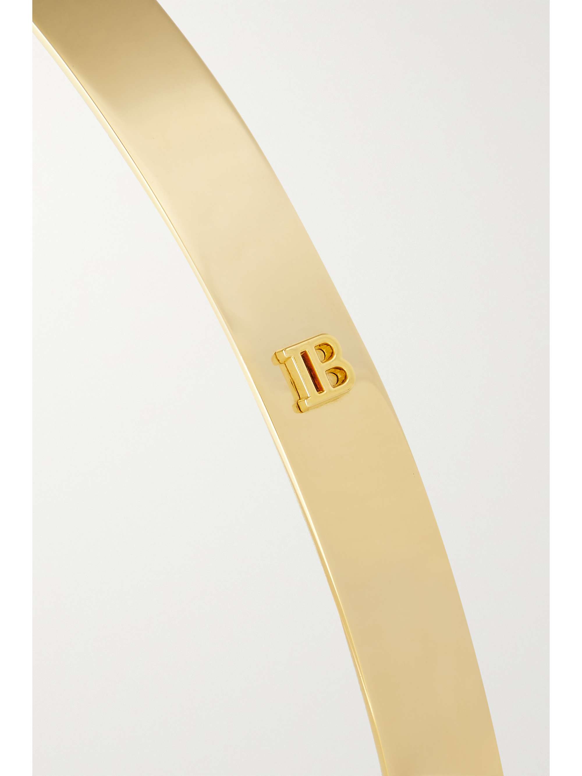 BALMAIN PARIS HAIR COUTURE Riviera embellished gold-plated headband