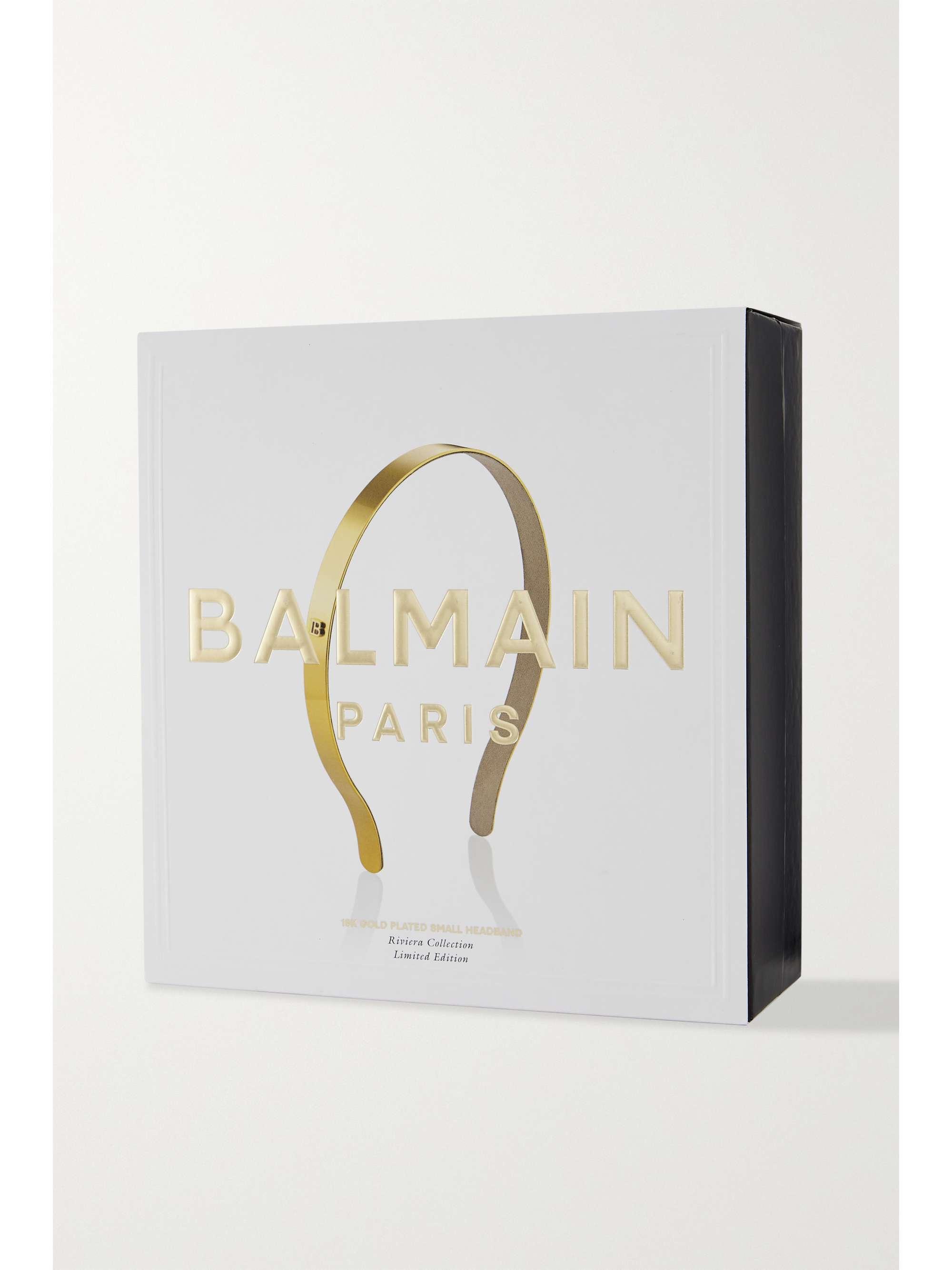 BALMAIN PARIS HAIR COUTURE Riviera embellished gold-plated headband