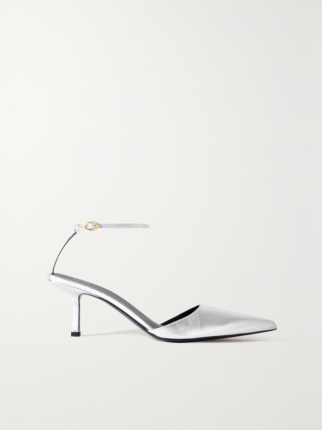 NEOUS - Toliman Metallic Leather Pumps - Silver