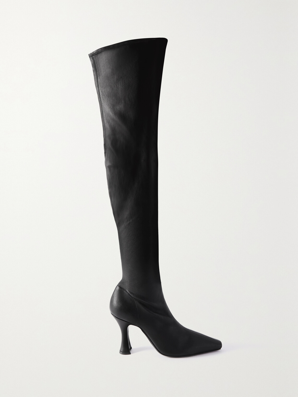 NEOUS Ran Stretch-leather Over-the-knee Boots - Black