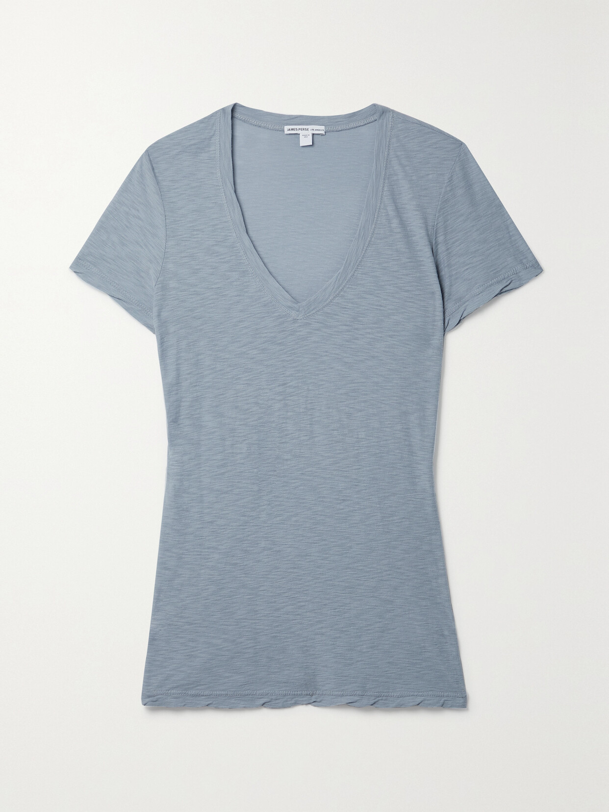 James Perse - Casual Slub Supima Cotton-jersey T-shirt - Blue