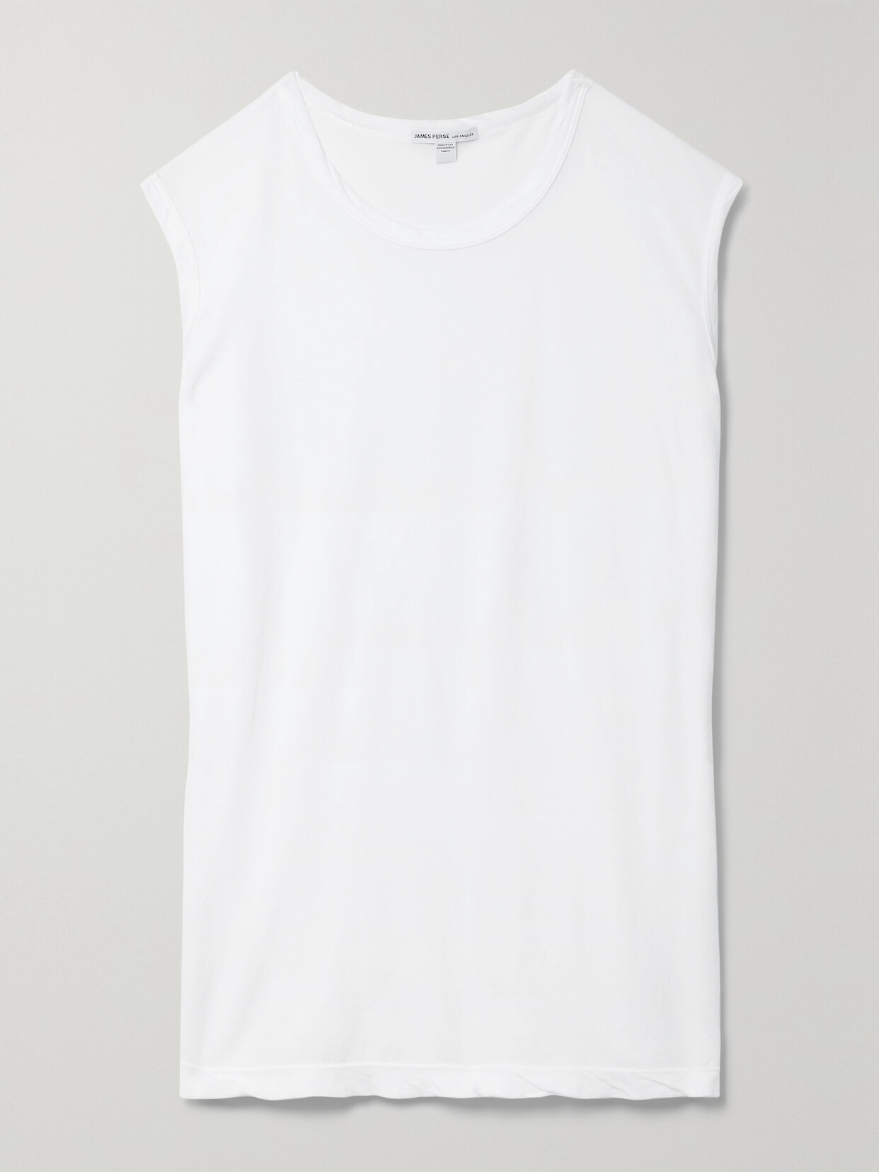 James Perse - Cotton-crepe Tank - White