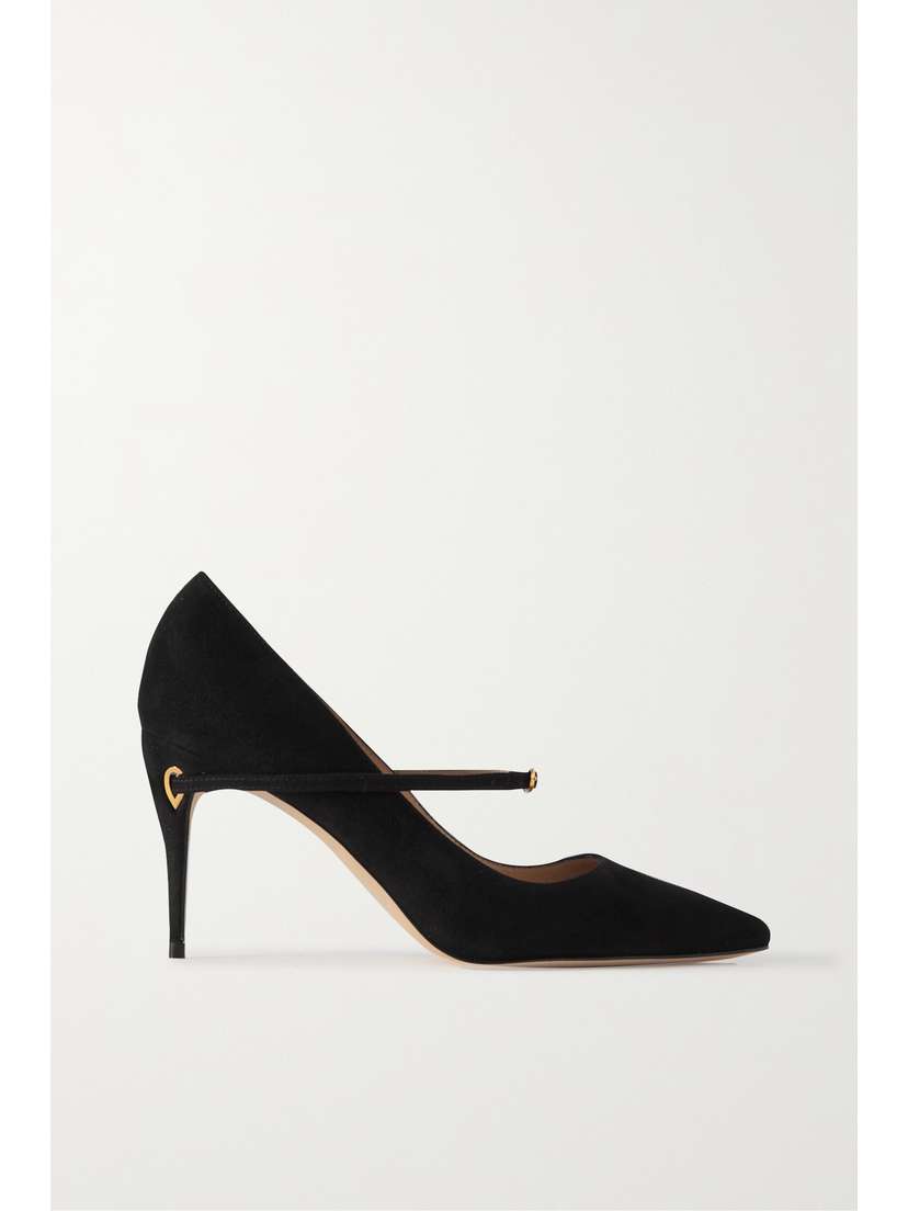 Jennifer Chamandi Lorenzo 85 Suede Pumps