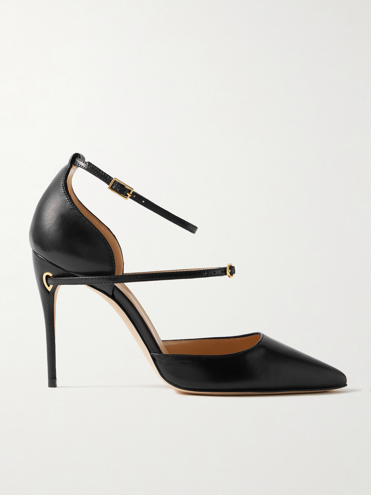 Jennifer Chamandi - Enrico 105 Leather Pumps - Black