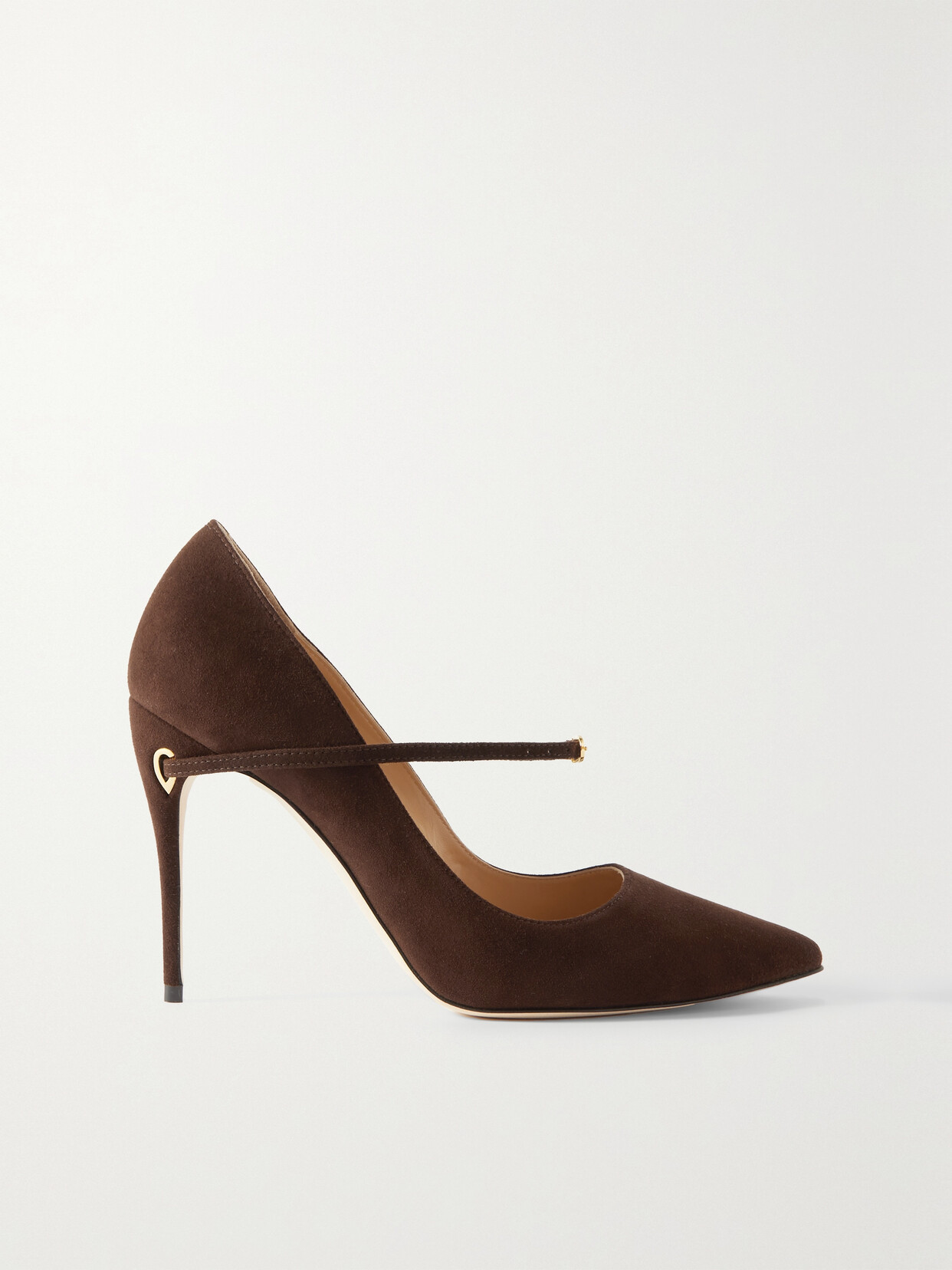 Jennifer Chamandi Lorenzo 105 Suede Pumps - Brown