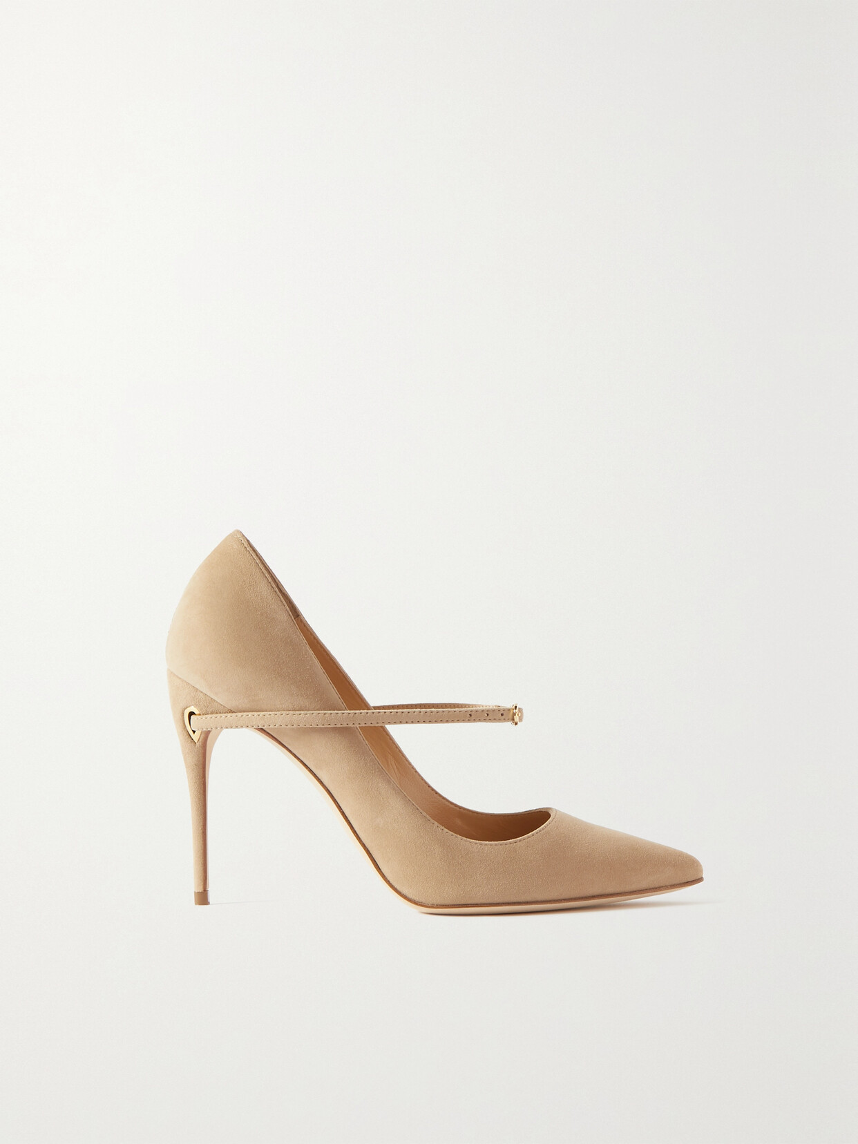 Jennifer Chamandi Lorenzo 105 Suede Pumps In Neutrals