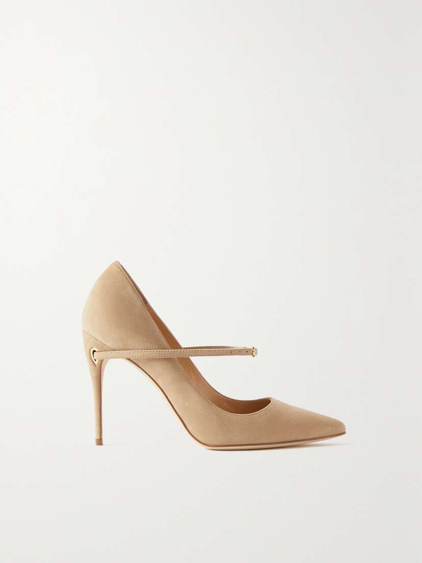Jennifer Chamandi Lorenzo 105 Suede Pumps