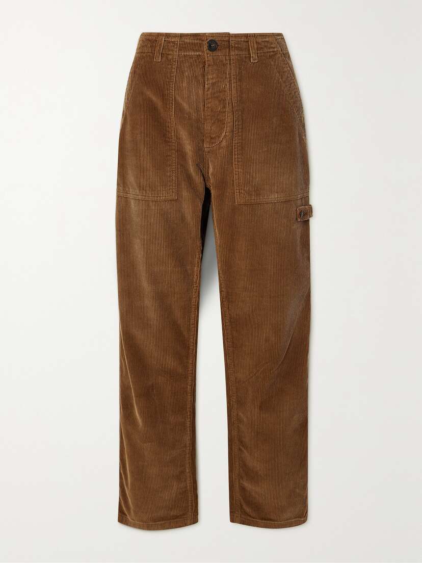 Fortela Jerry Cotton-corduroy Straight-leg Cargo Pants