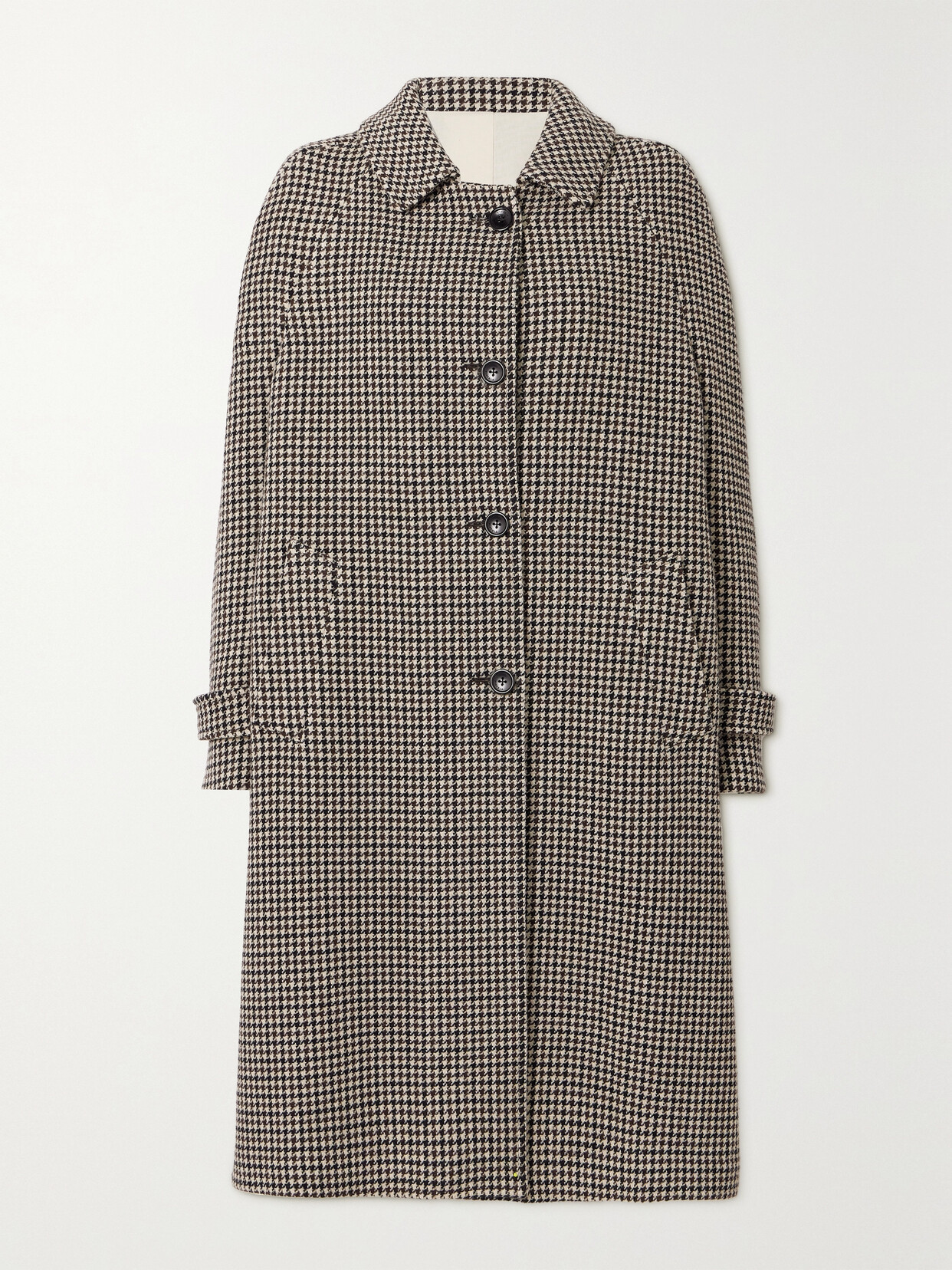 Fortela - Alessandro Houndstooth Wool-blend Coat - Gray