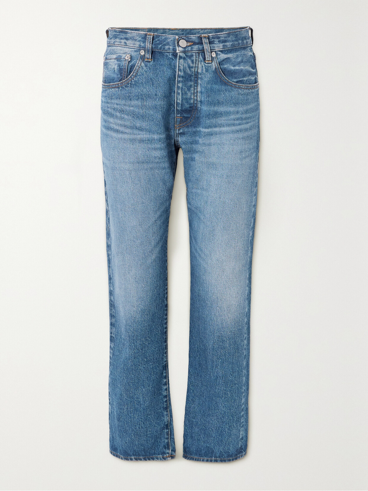 Fortela John Mid-rise Straight-leg Jeans - Blue