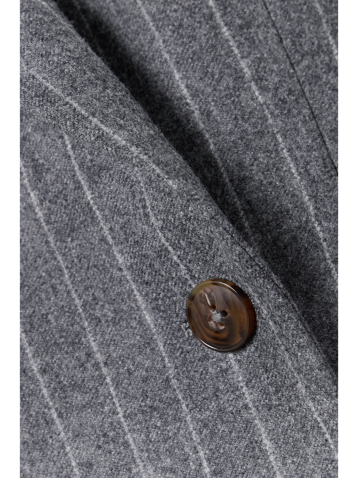 Fortela Brandy Double-breasted Pinstriped Wool Blazer In Blue