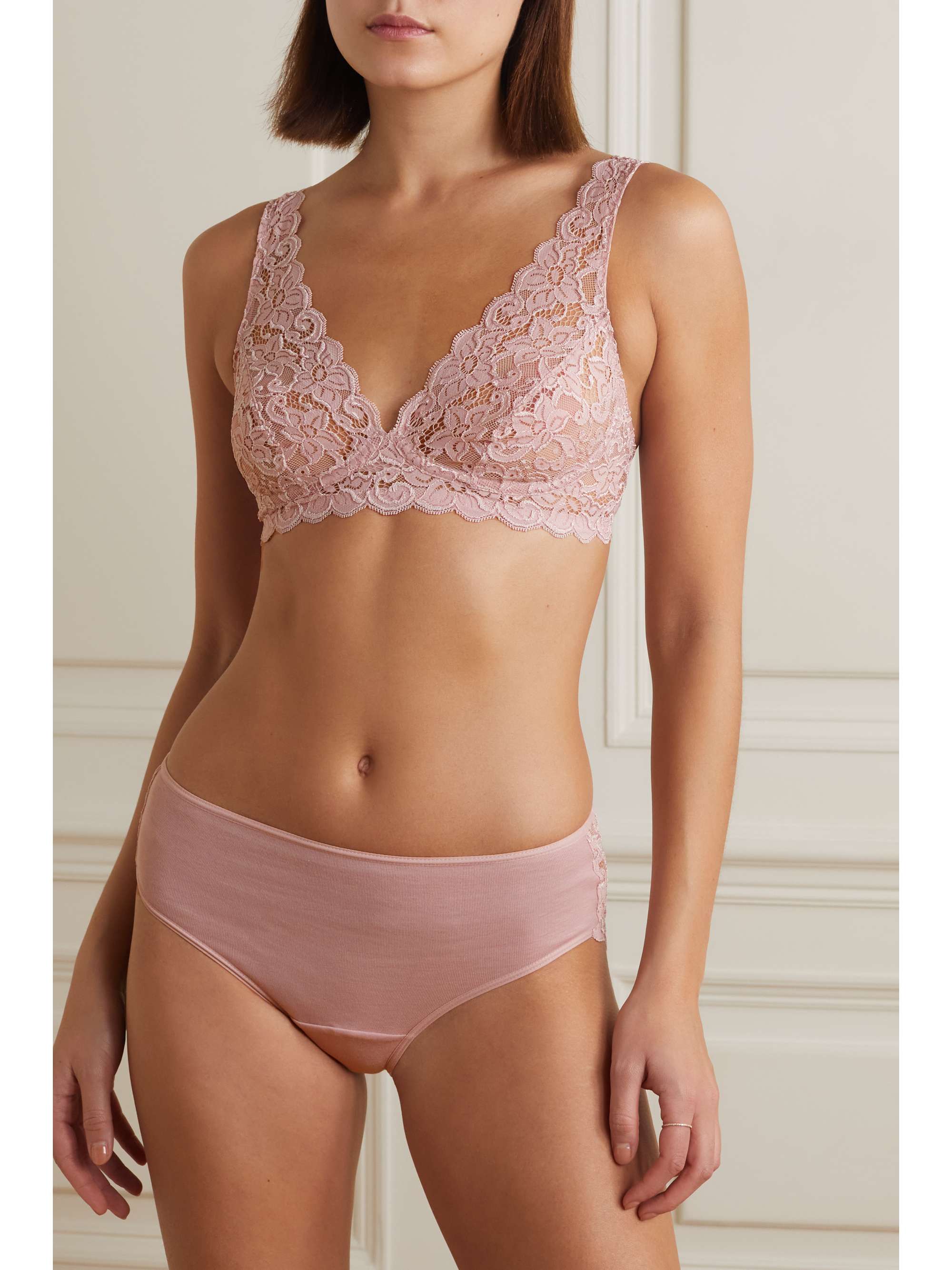 HANRO Moments stretch-lace soft-cup bra