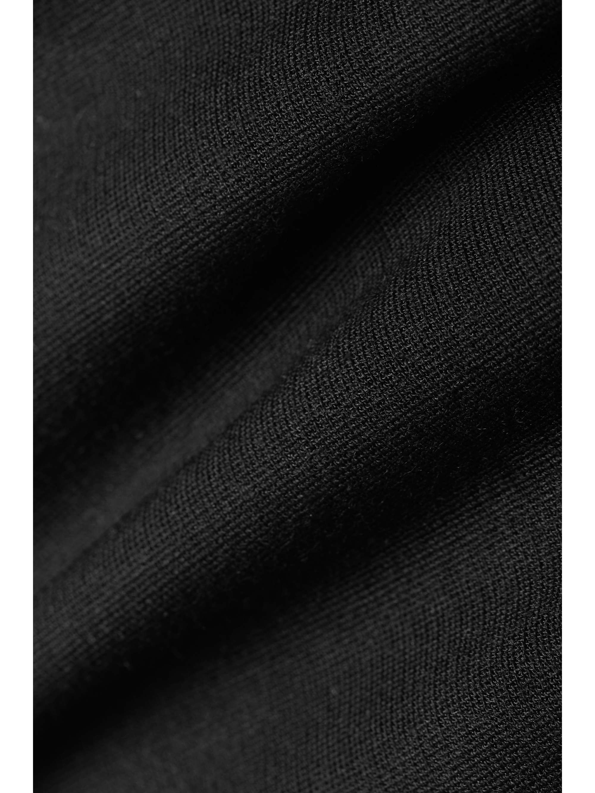 LESET Rio strapless cropped stretch-ponte top