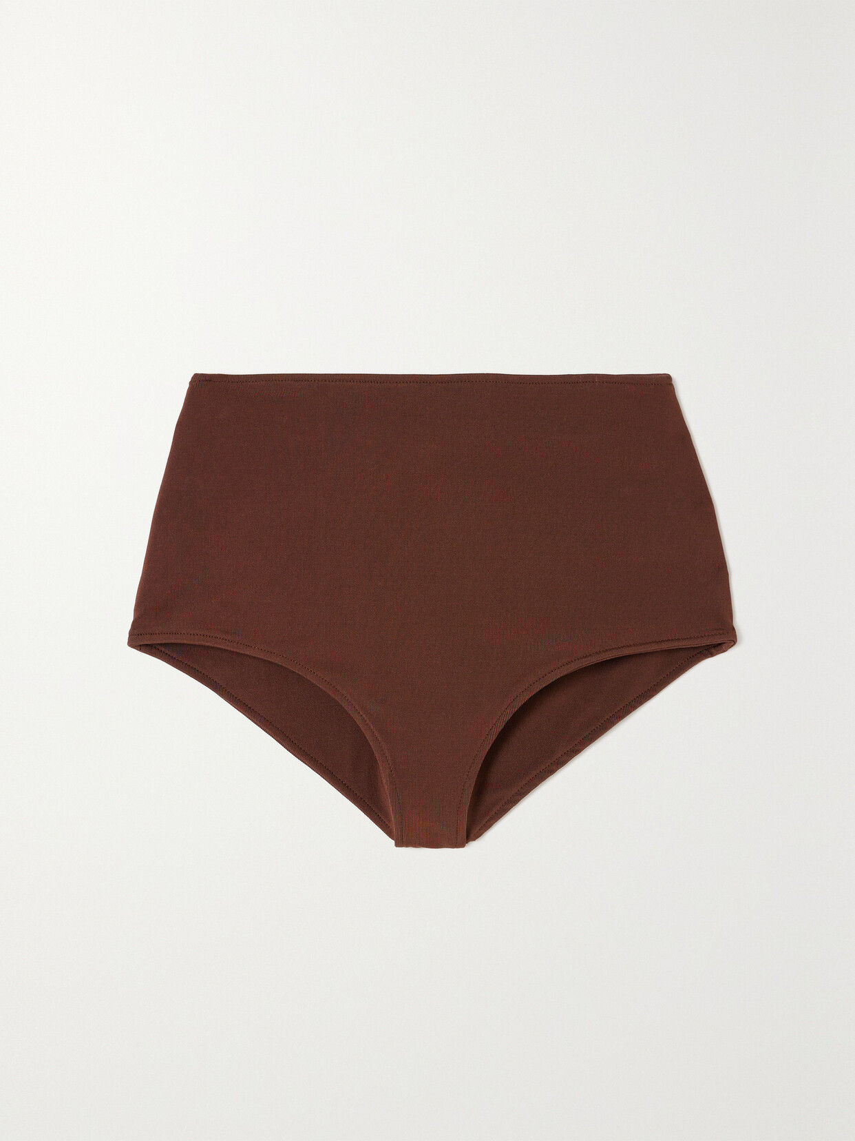 ESSE Studios - Ribbed Stretch-knit Briefs - Burgundy
