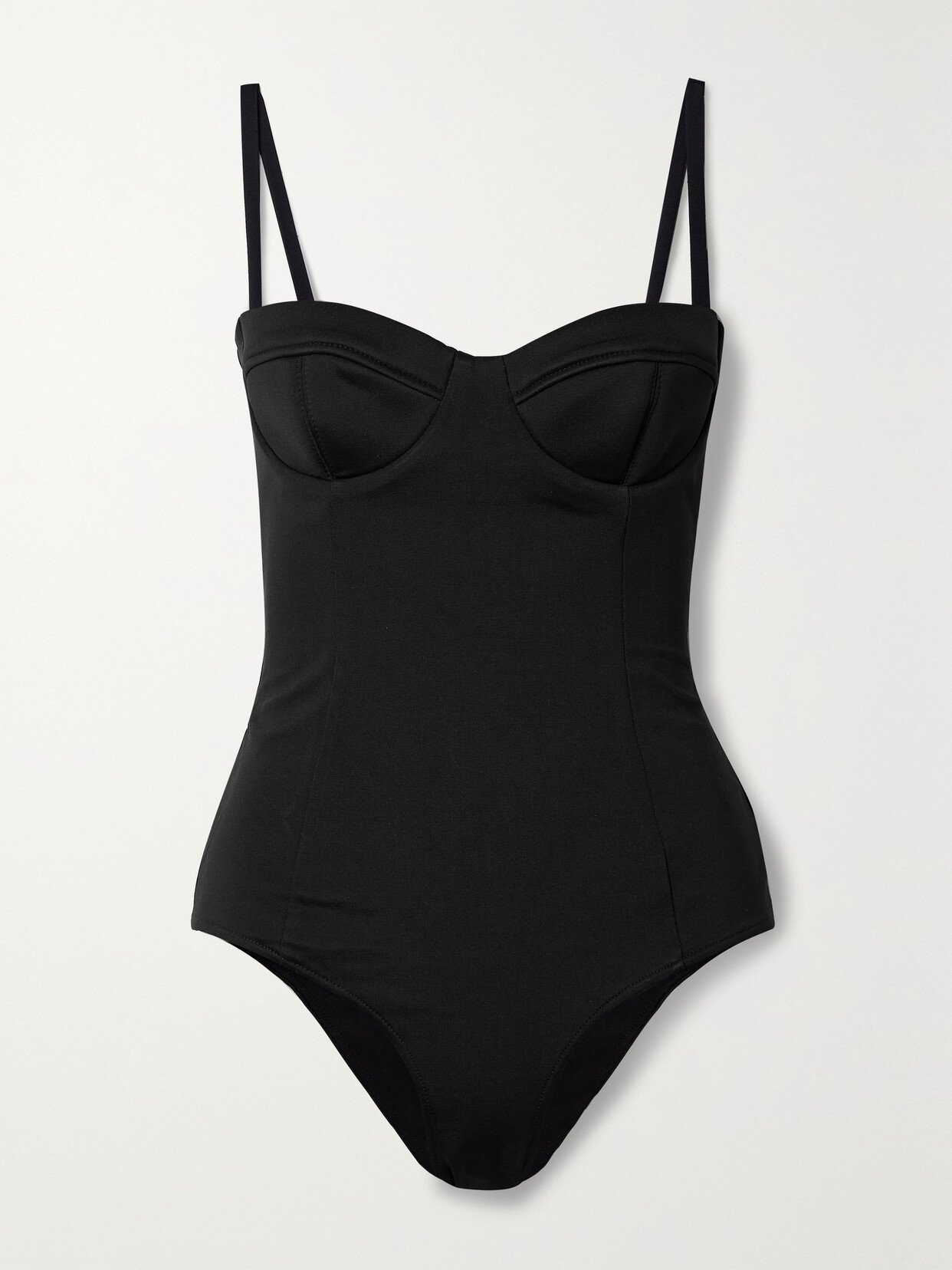 ESSE Studios + Net Sustain Stretch-cady Bodysuit - Black