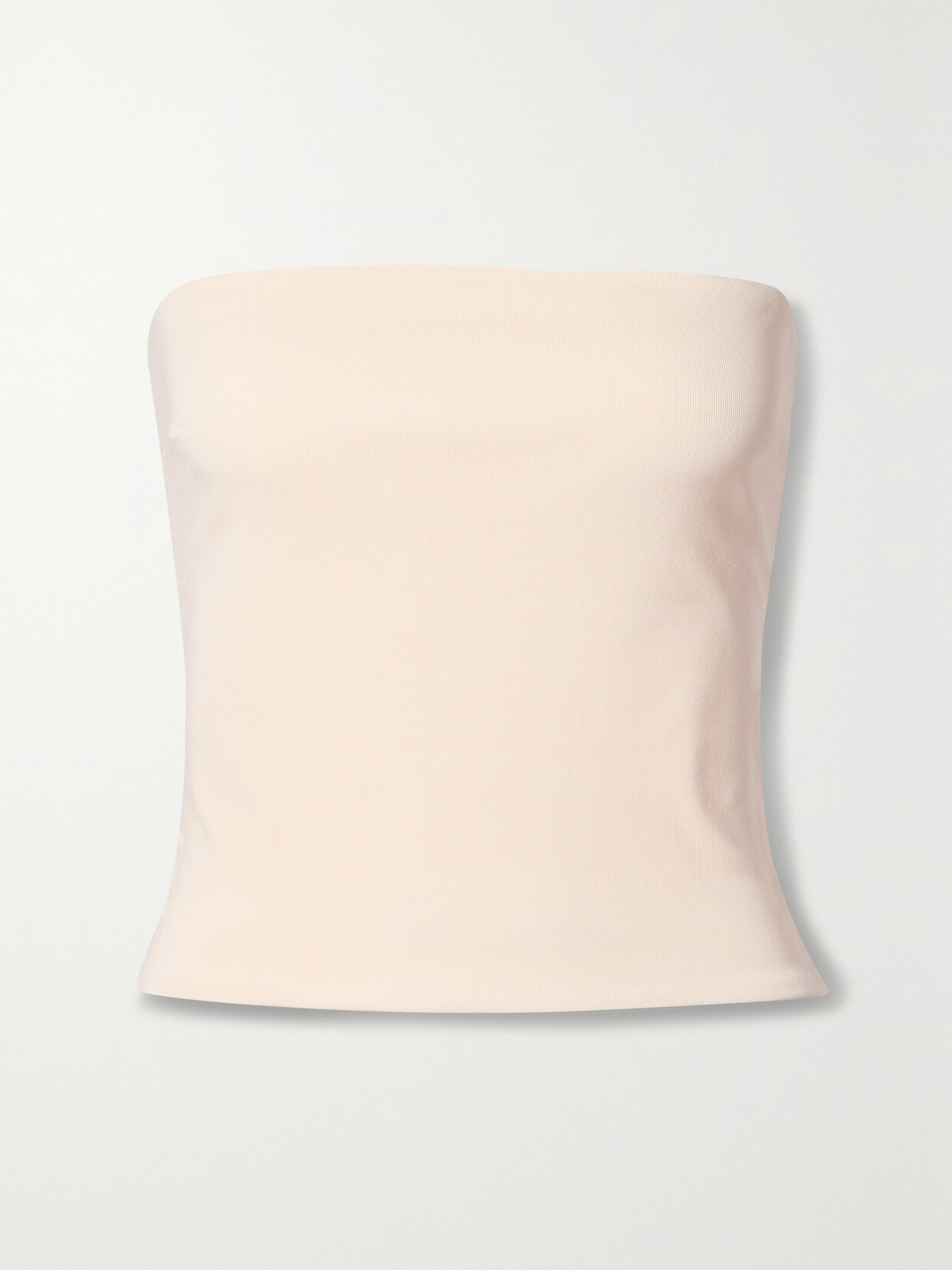 ESSE STUDIOS + NET SUSTAIN STRAPLESS STRETCH-PONTE TOP
