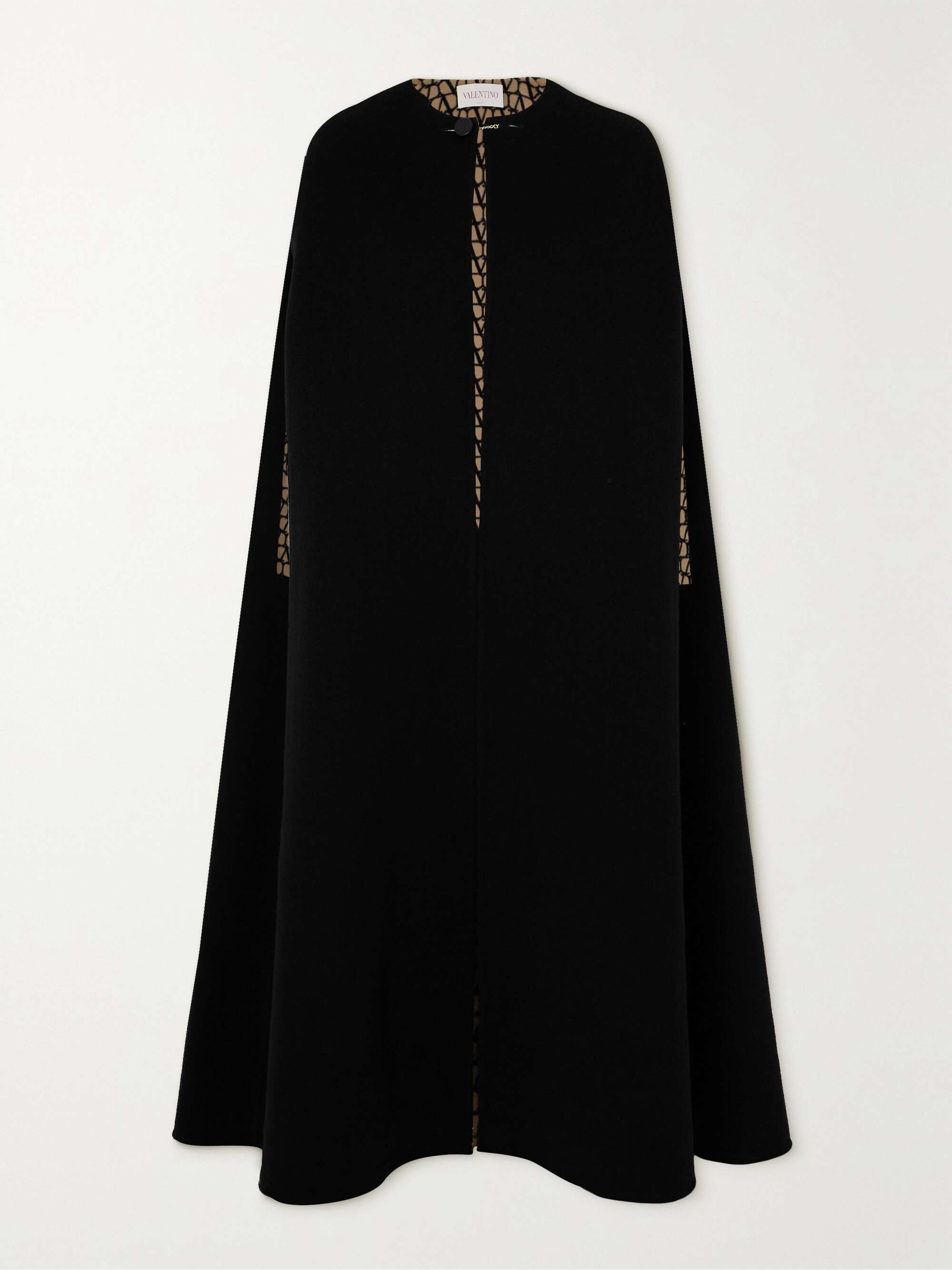 VALENTINO GARAVANI Wool and silk-blend cape | NET-A-PORTER