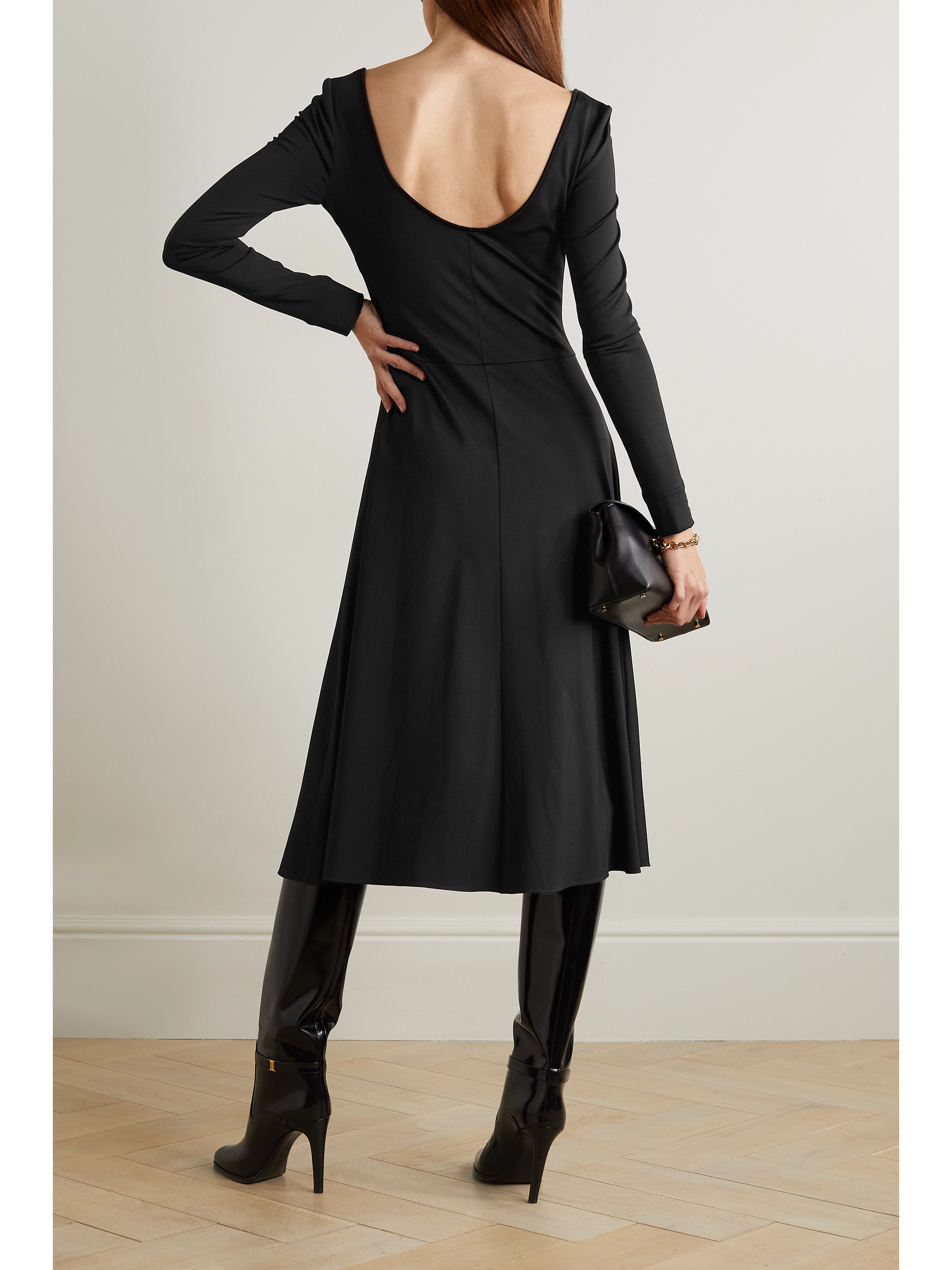 Ralph Lauren Collection Stretch-jersey midi dress