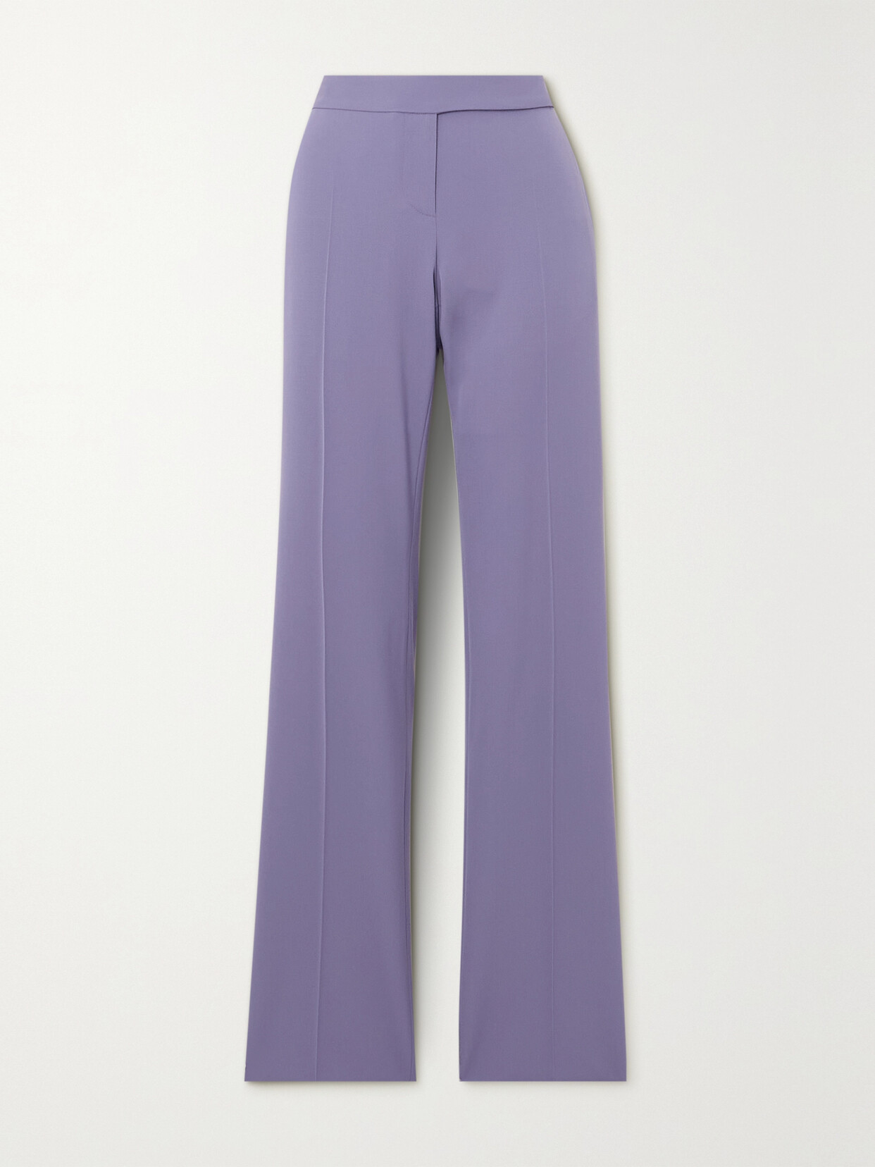 Stella McCartney + Net Sustain Wool-blend Twill Straight-leg Pants - Purple