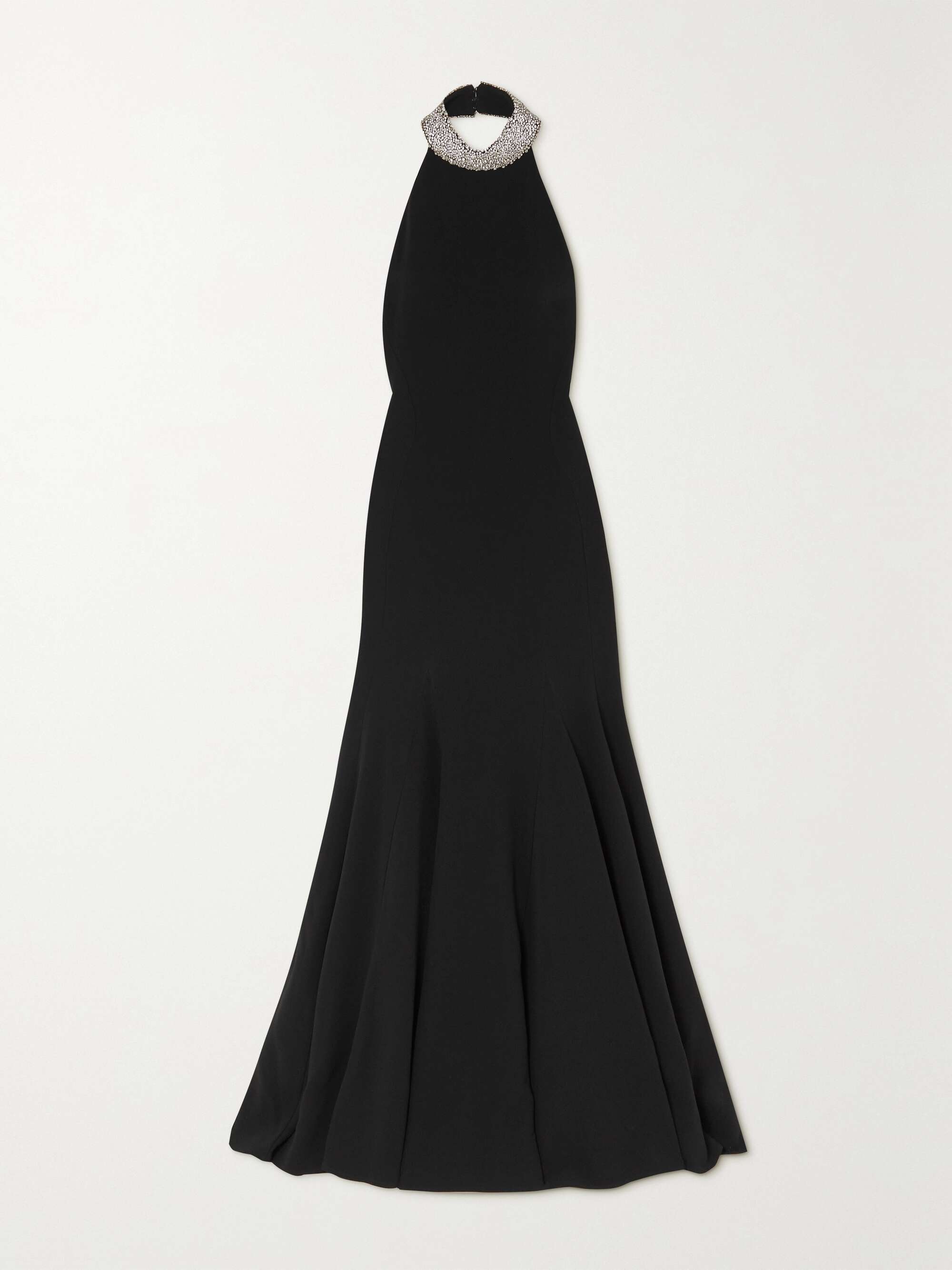 STELLA MCCARTNEY NET SUSTAIN open back crystal embellished cady