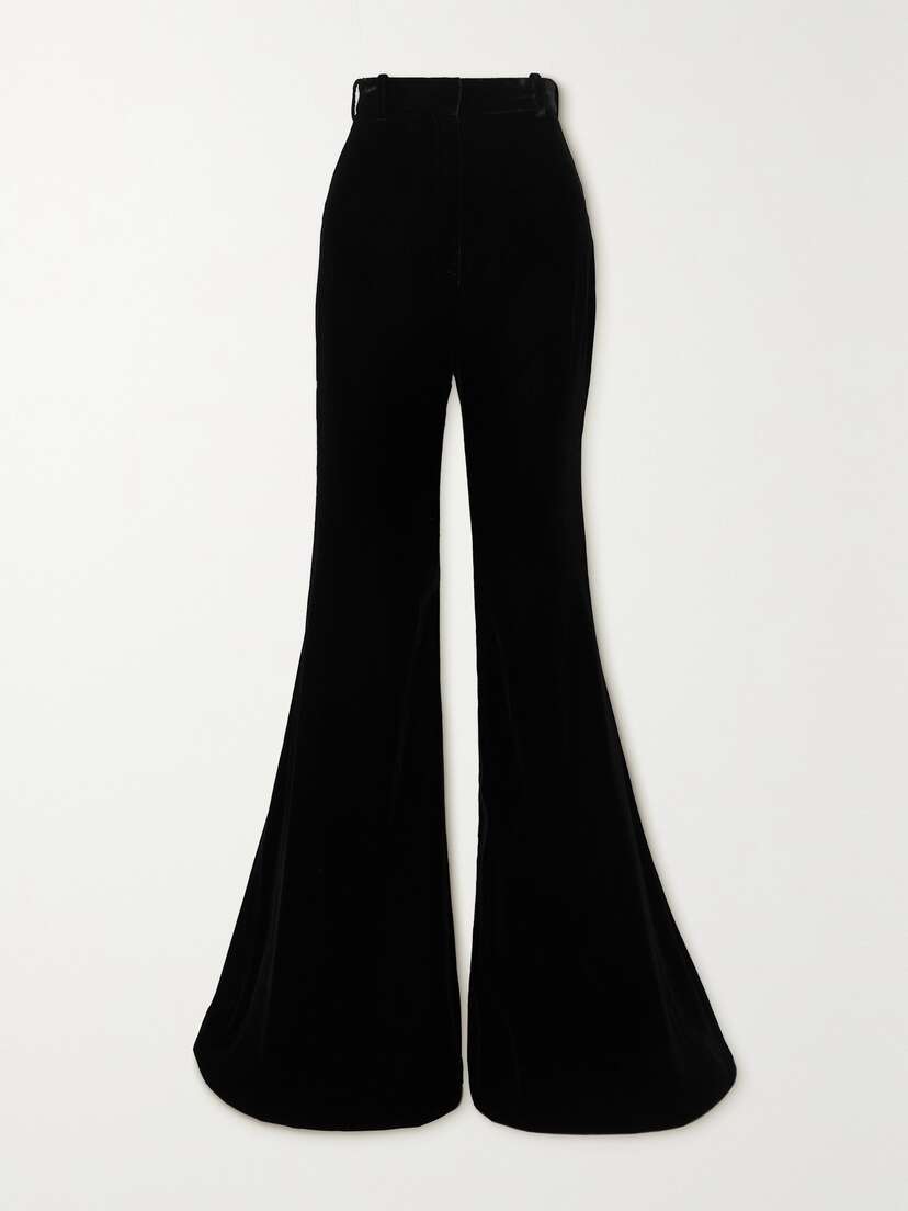 Nina Ricci Velvet Flared Pants