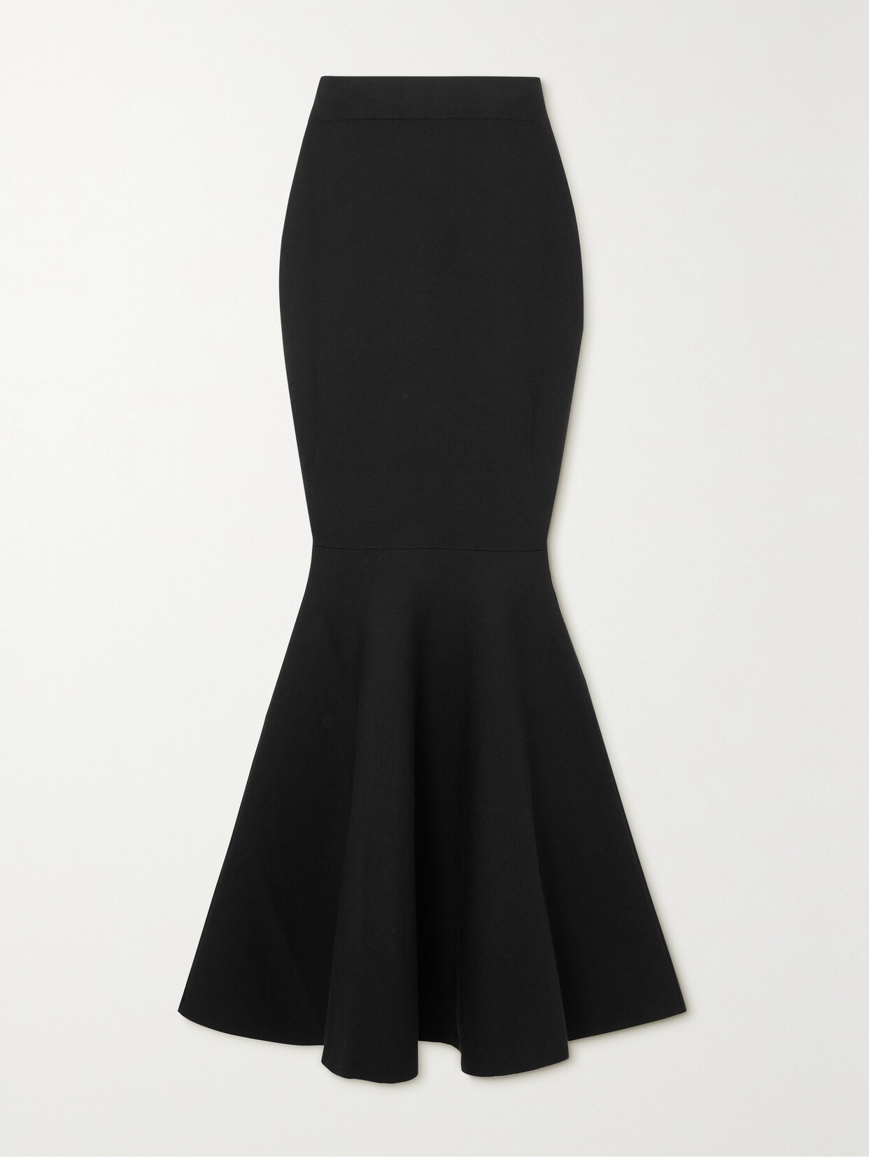 Nina Ricci - Stretch Wool-blend Maxi Skirt - Black