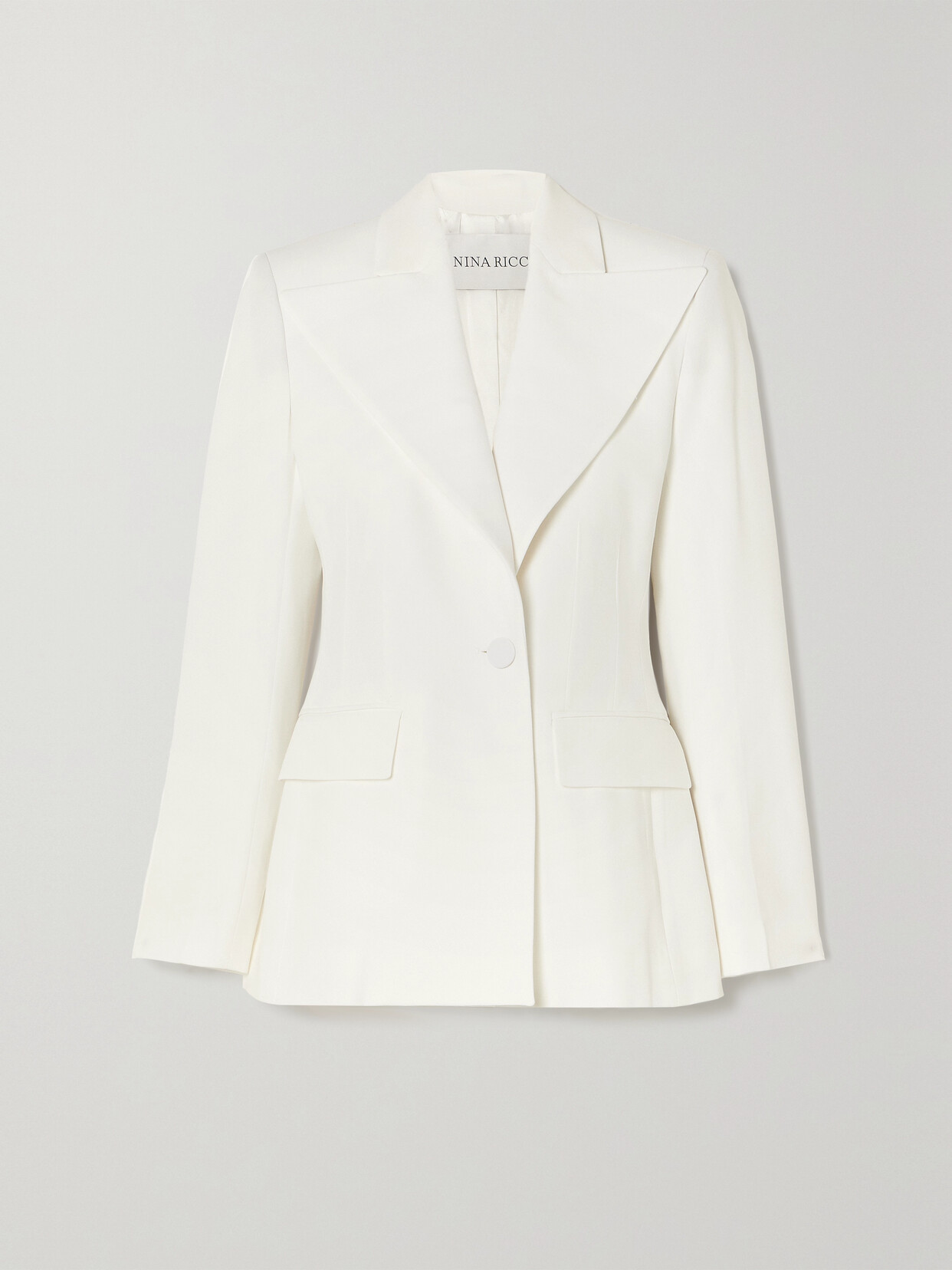 Nina Ricci - Wool-blend Cady Blazer - Neutrals