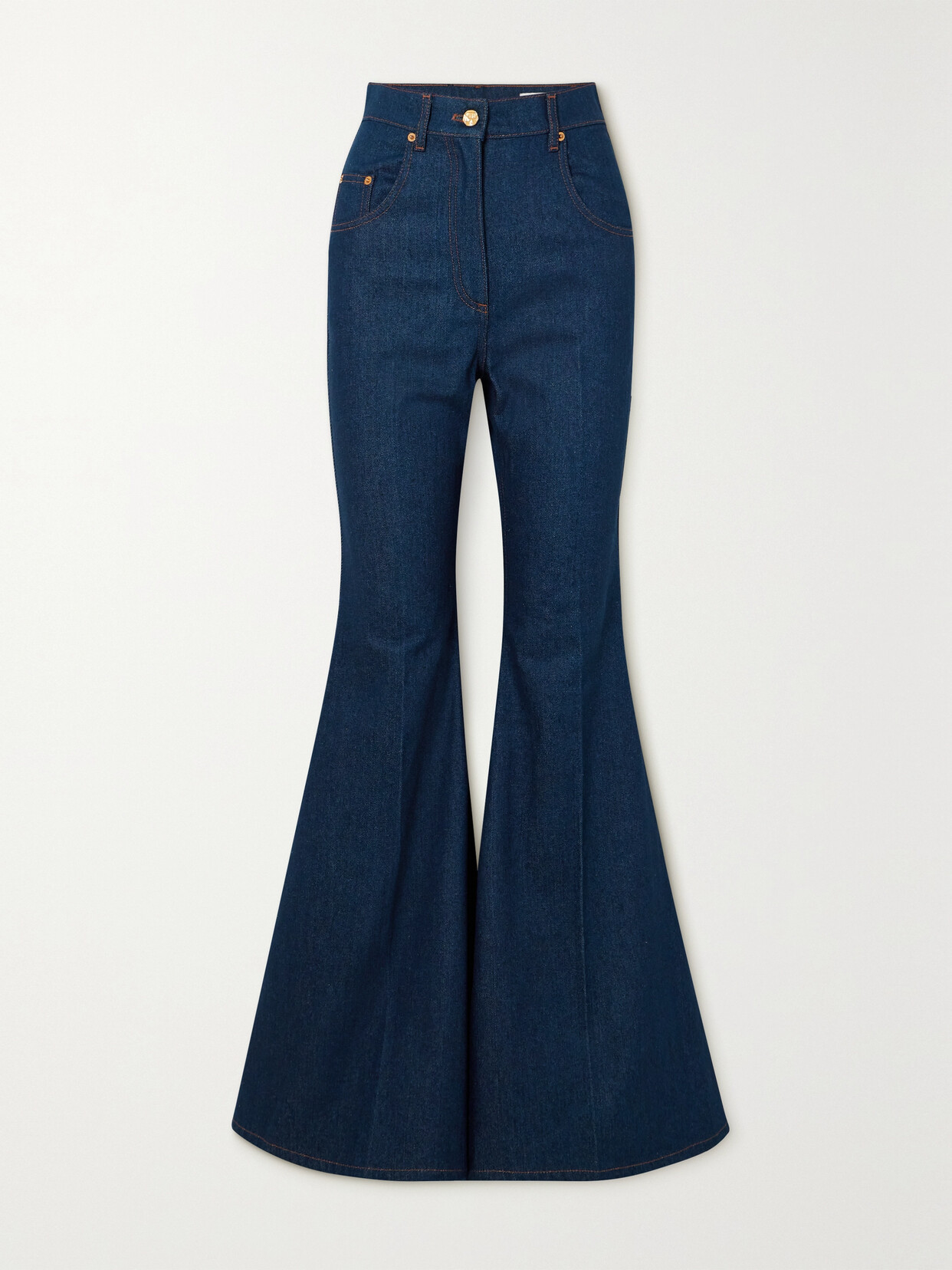 Nina Ricci - High-rise Flared Jeans - Blue