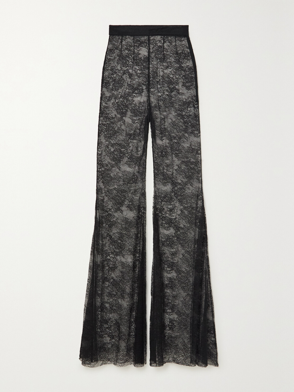 Nina Ricci - Lace Flared Pants - Black