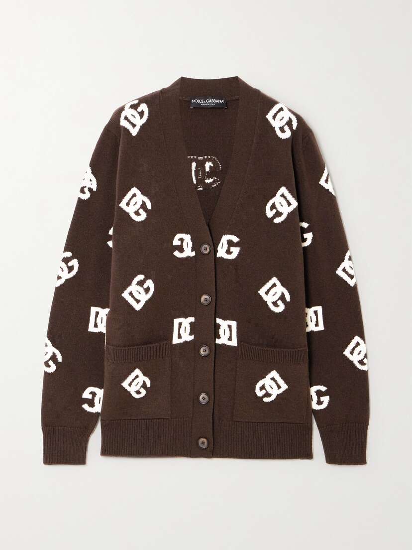 Dolce & Gabbana Wool-jacquard Cardigan