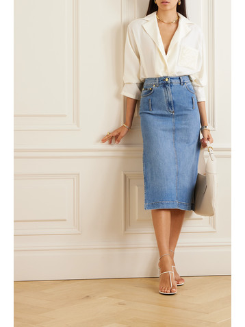 Dolce&Gabbana Denim midi skirt